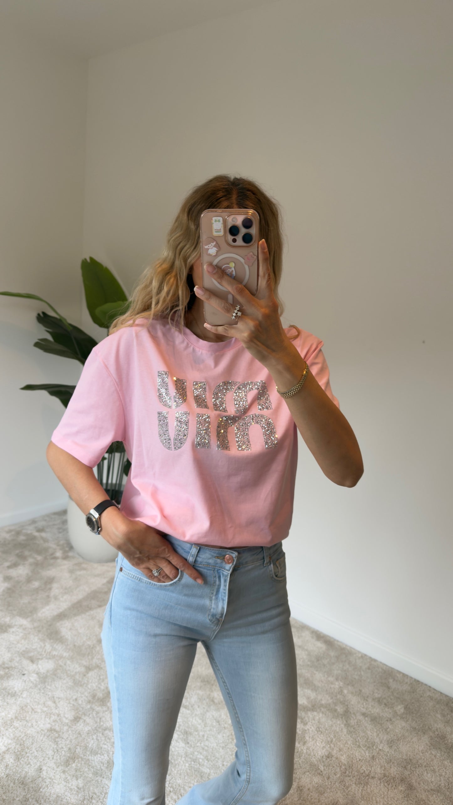 Miu Miu Pembe Tişört