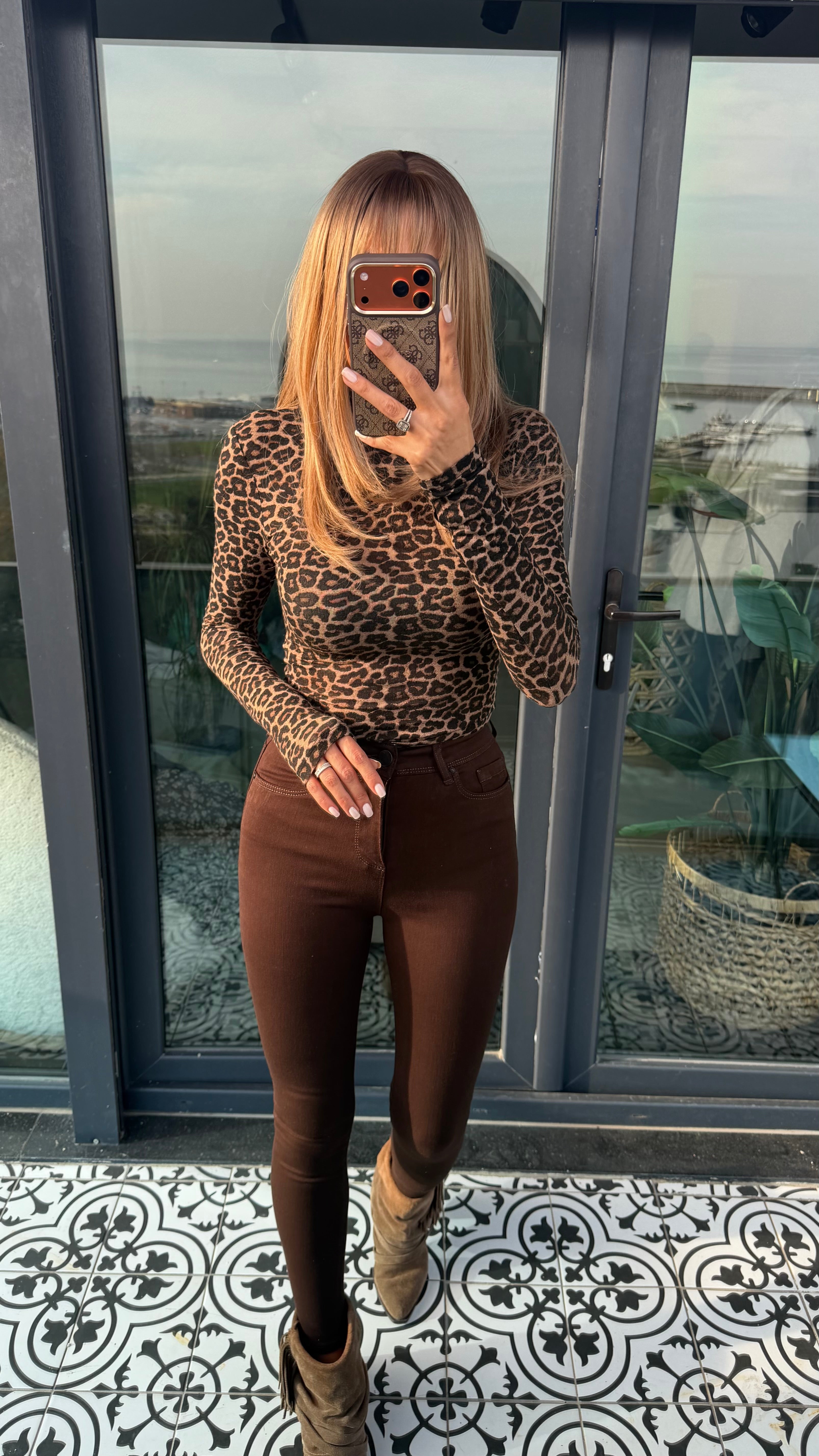 Acı Kahve Full Likralı Jean