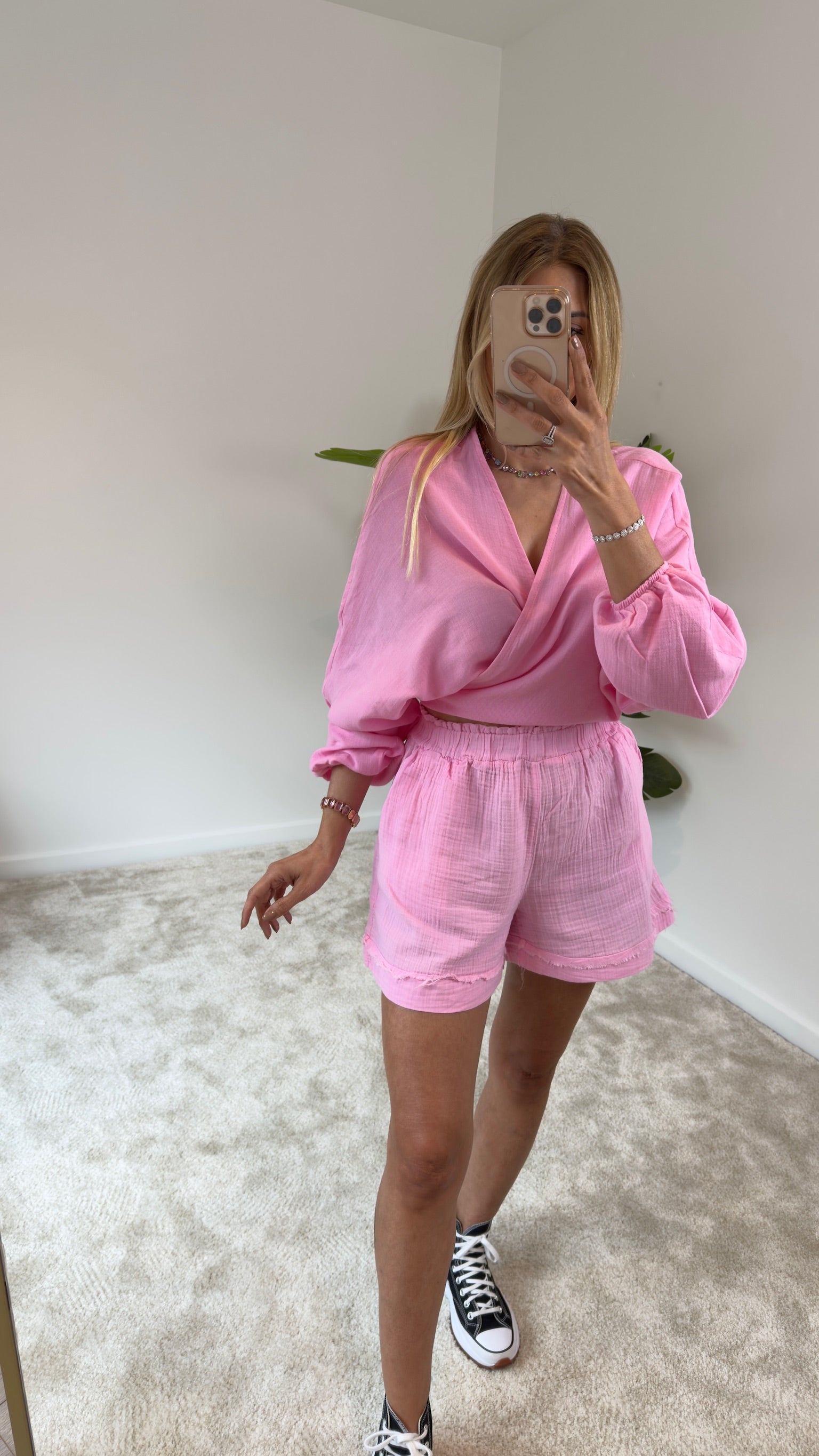 Moye İkili Takım Pembe