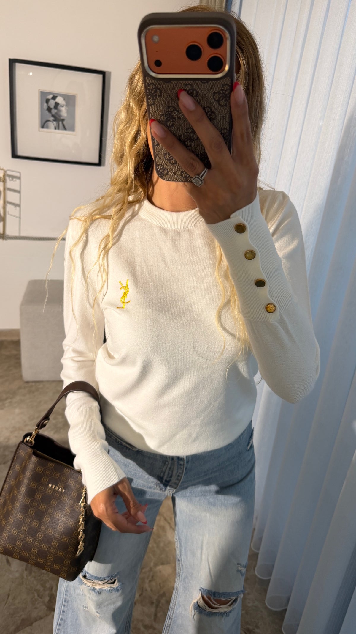 Ysl Ekru Premium Triko