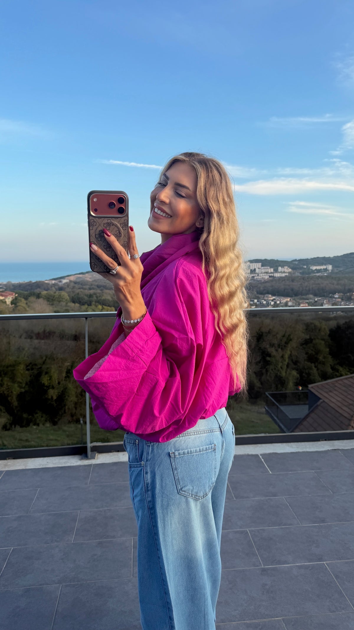 Zr Barbie Girl Fuşya Ceket