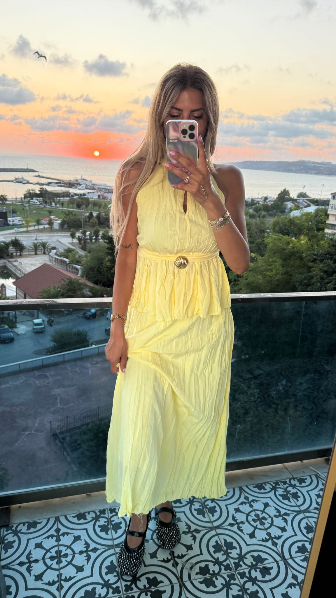 Miss Deniz Kabuğu Takım Sarı
