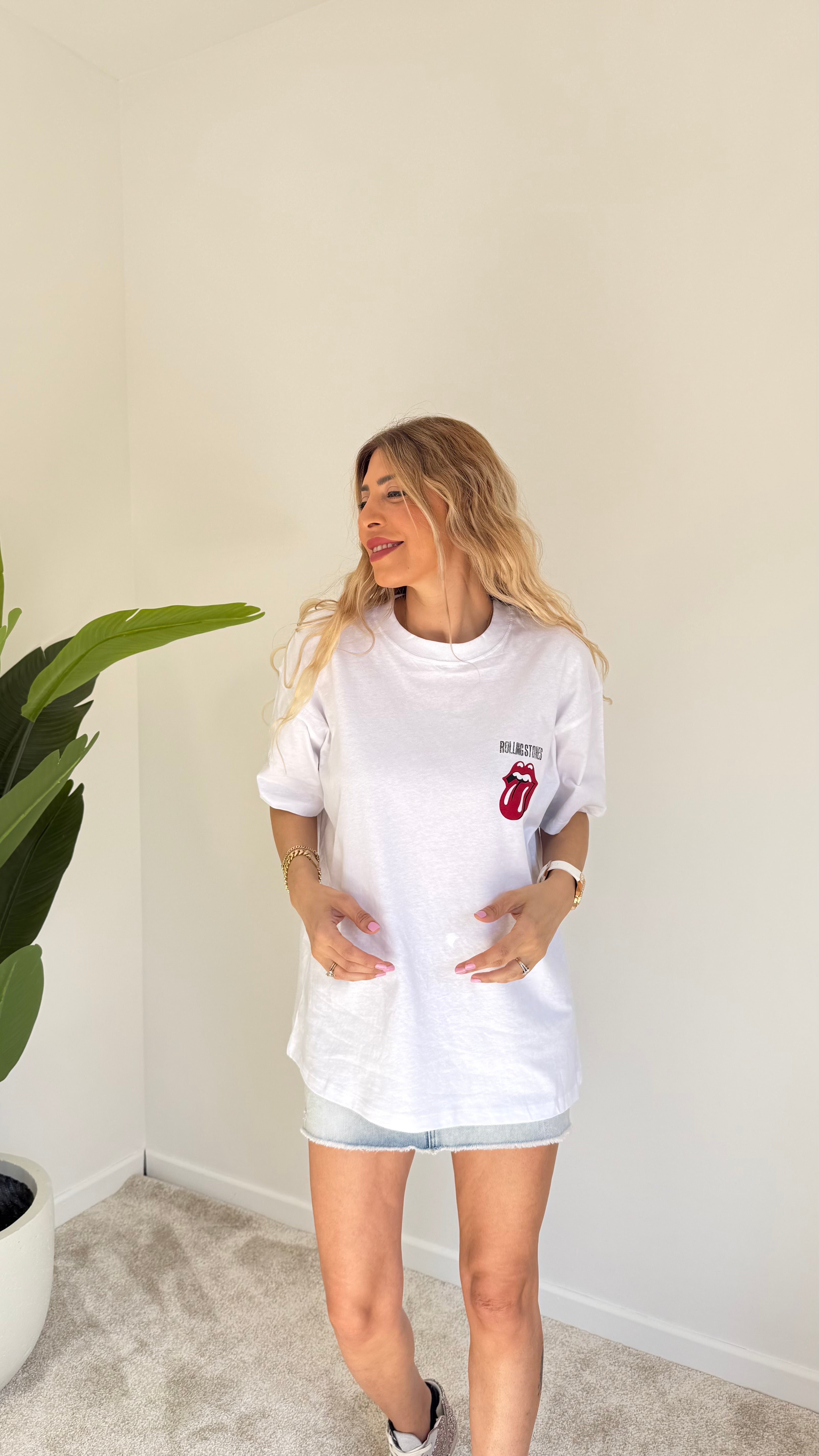 Rolling Stones Dilli Tişört Mini Basic