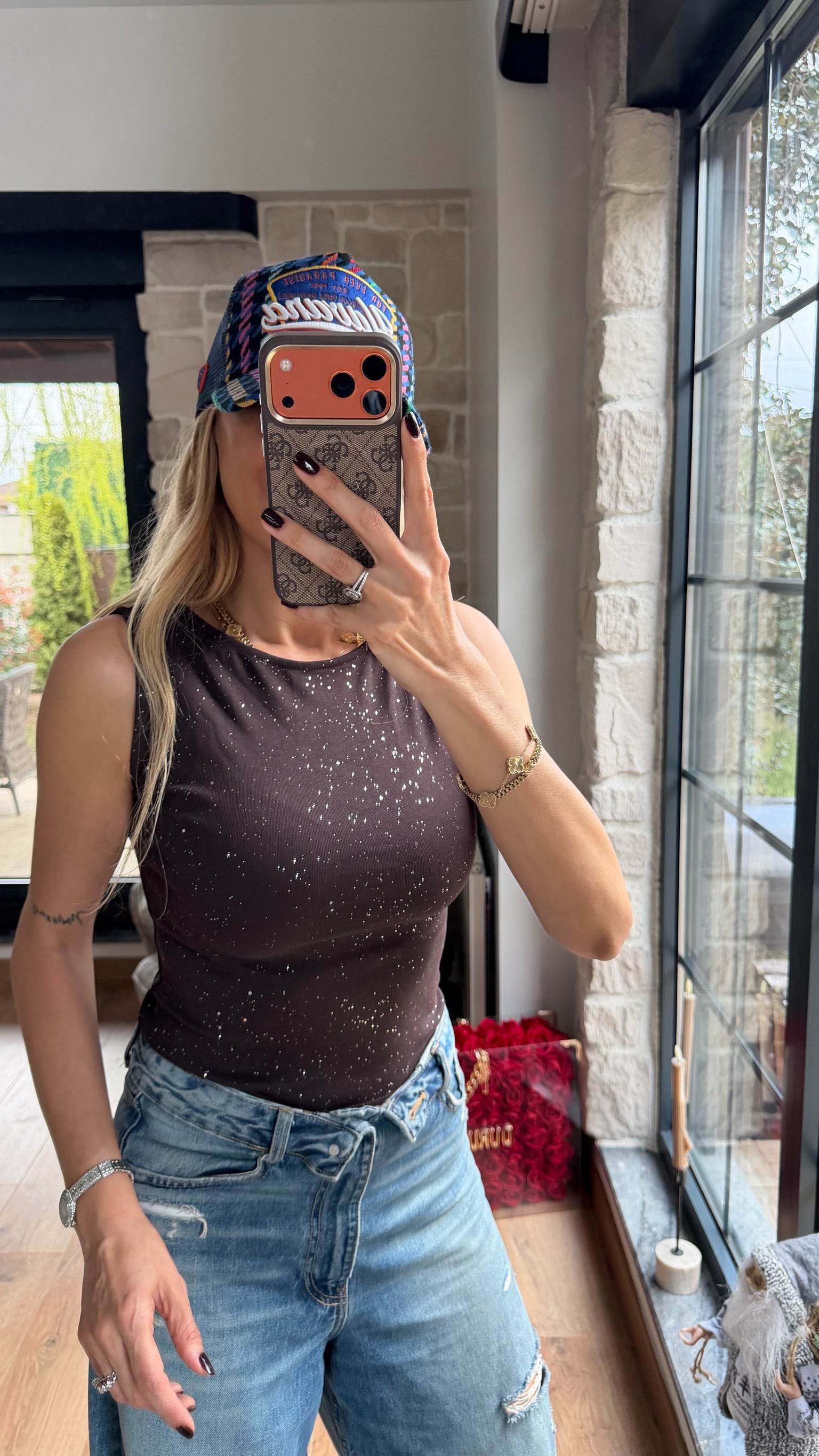 Full Simli Atlet Acı Kahve