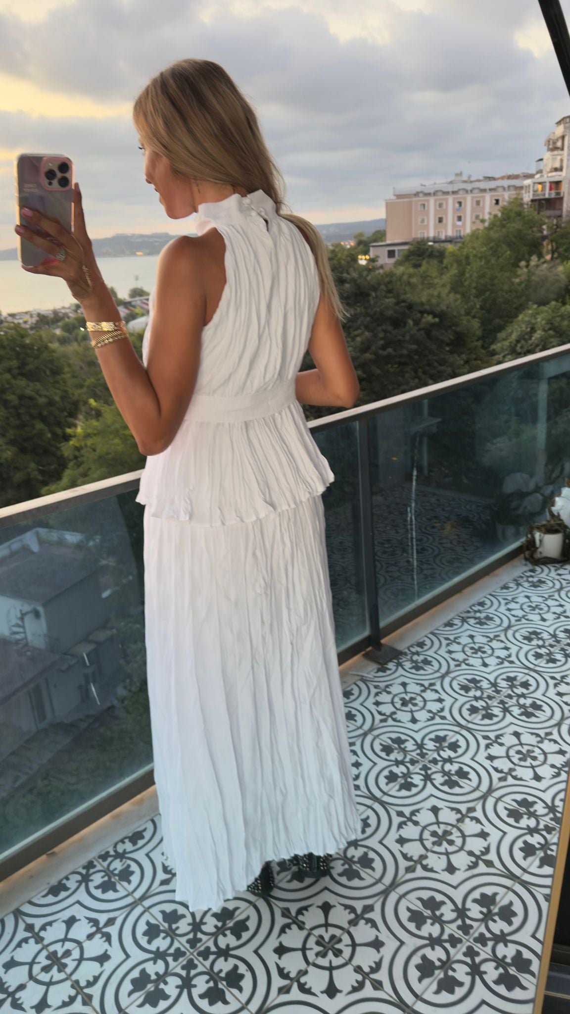 Miss Deniz Kabuğu Takım Beyaz