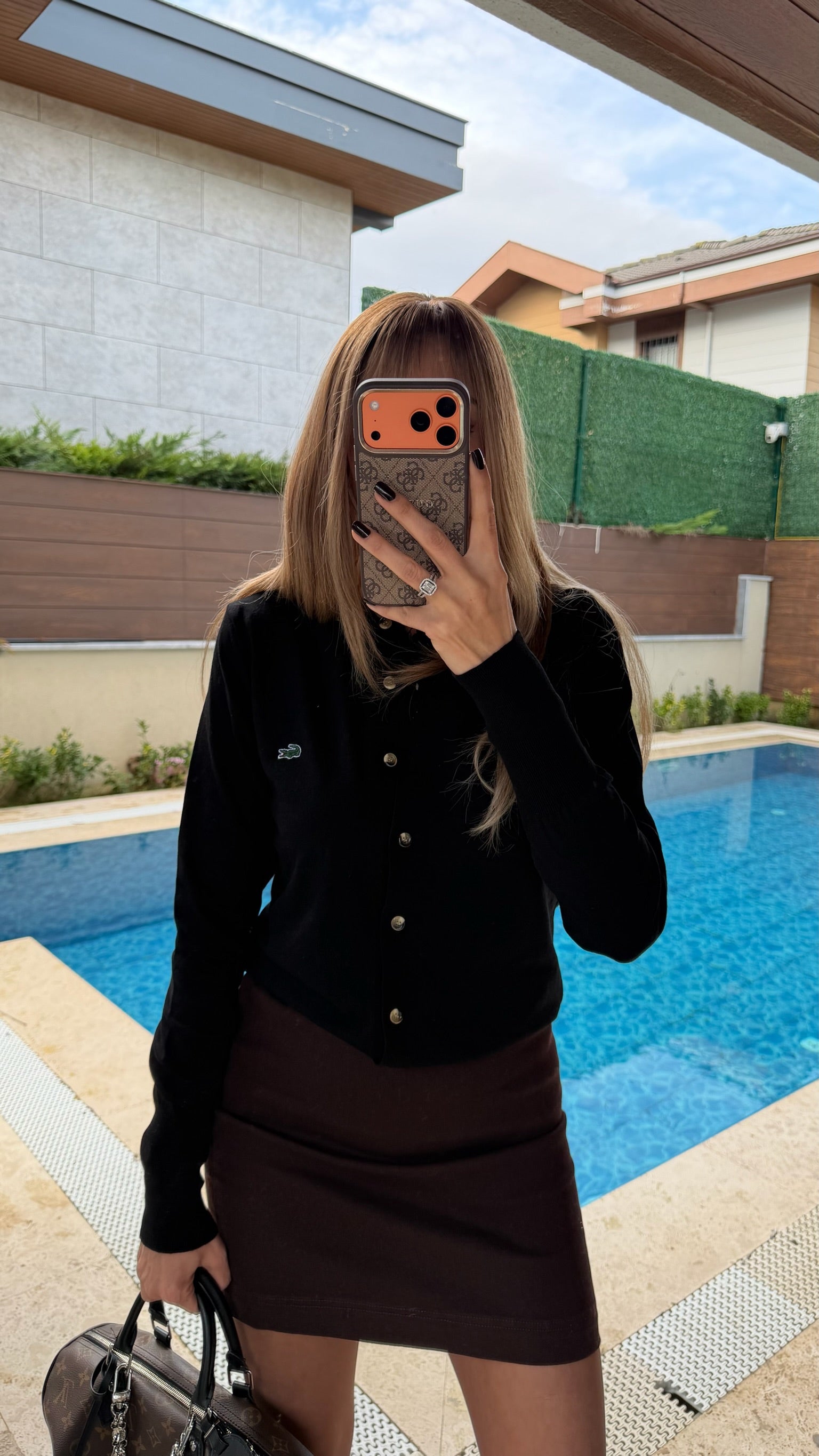 LCT Yumoş Triko Hırka Siyah