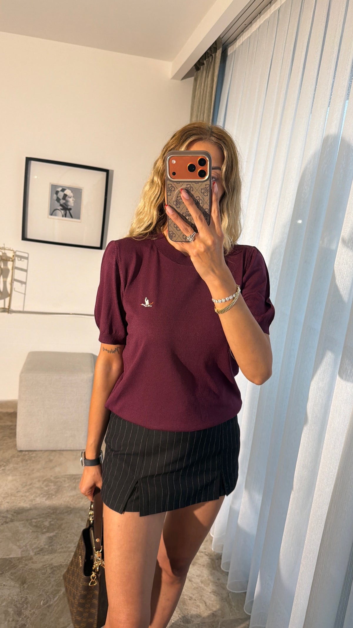 Bordo Premium Tişört