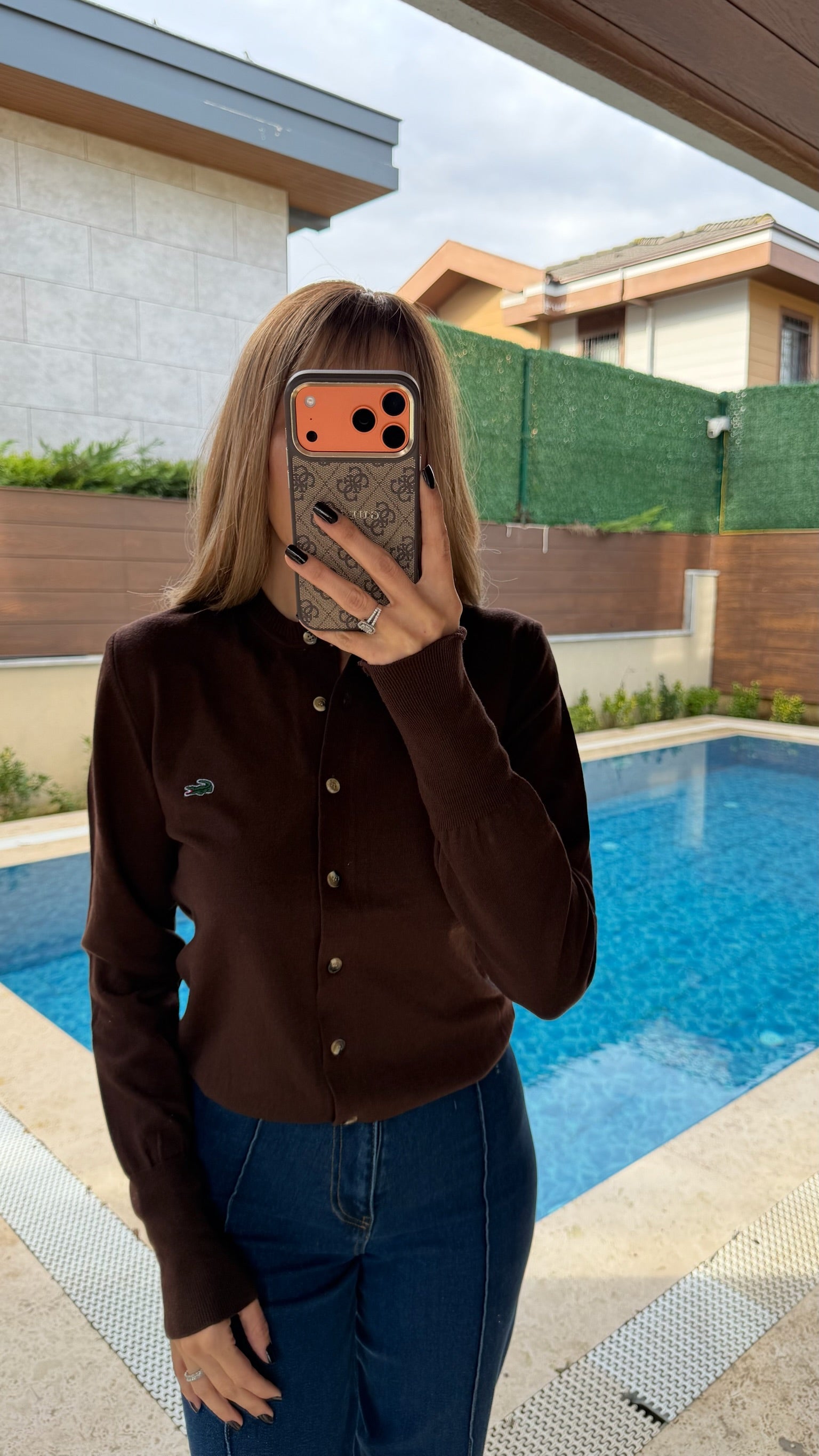 LCT Yumoş Triko Hırka Acı Kahve