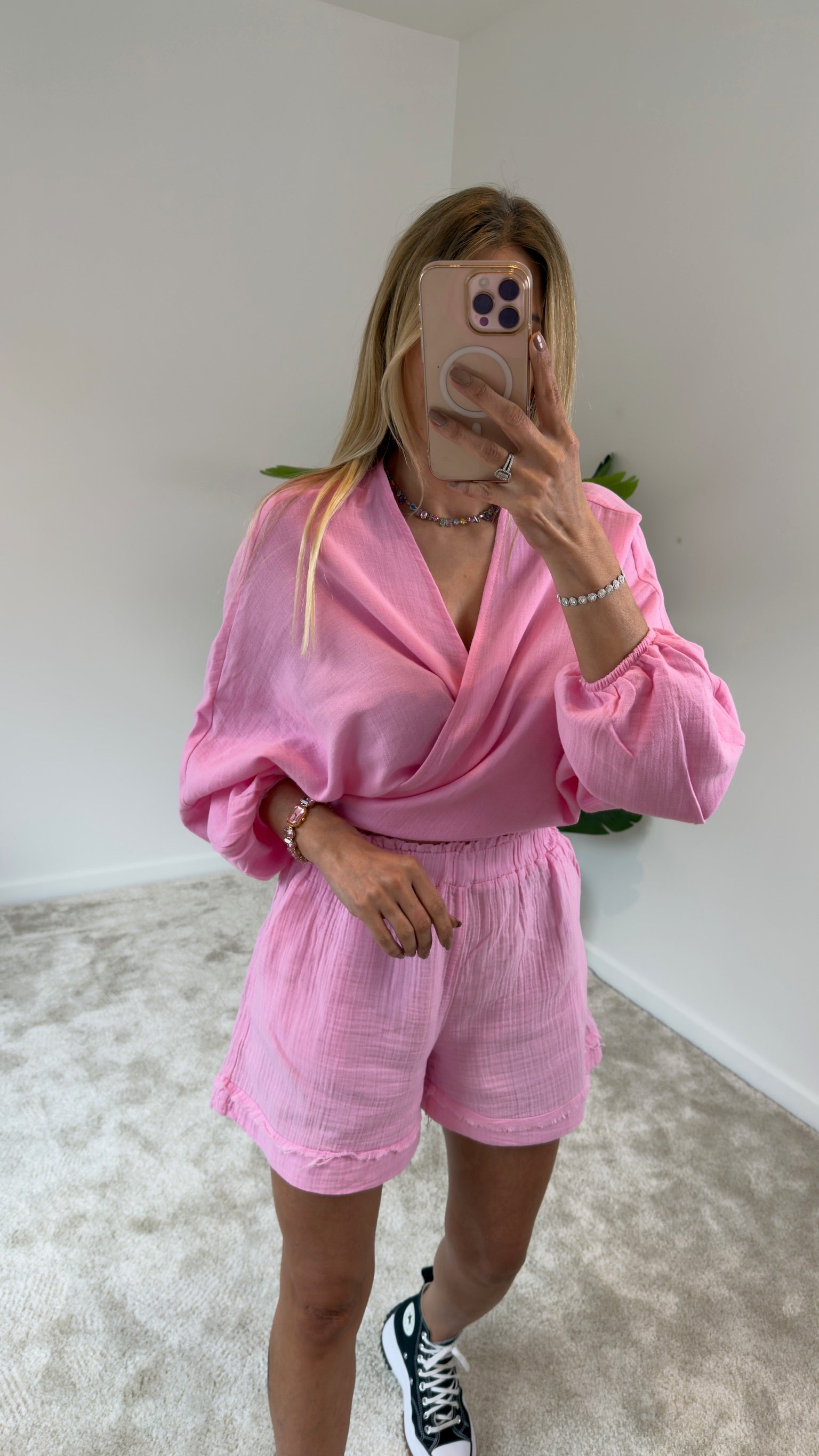Moye İkili Takım Pembe