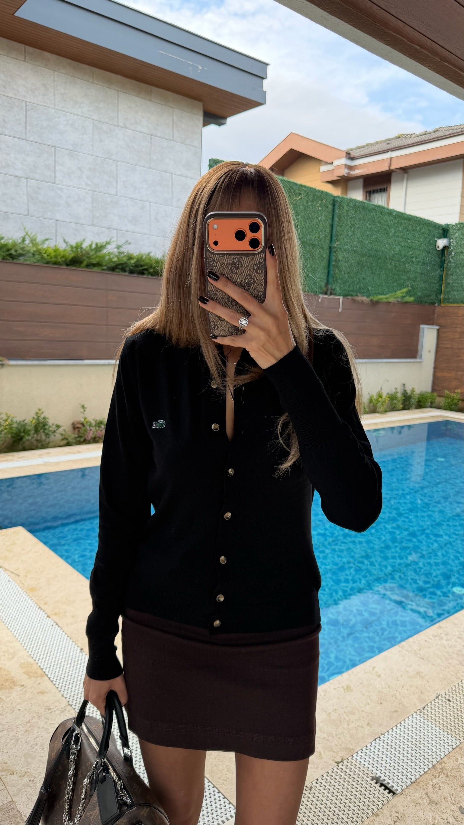 LCT Yumoş Triko Hırka Siyah