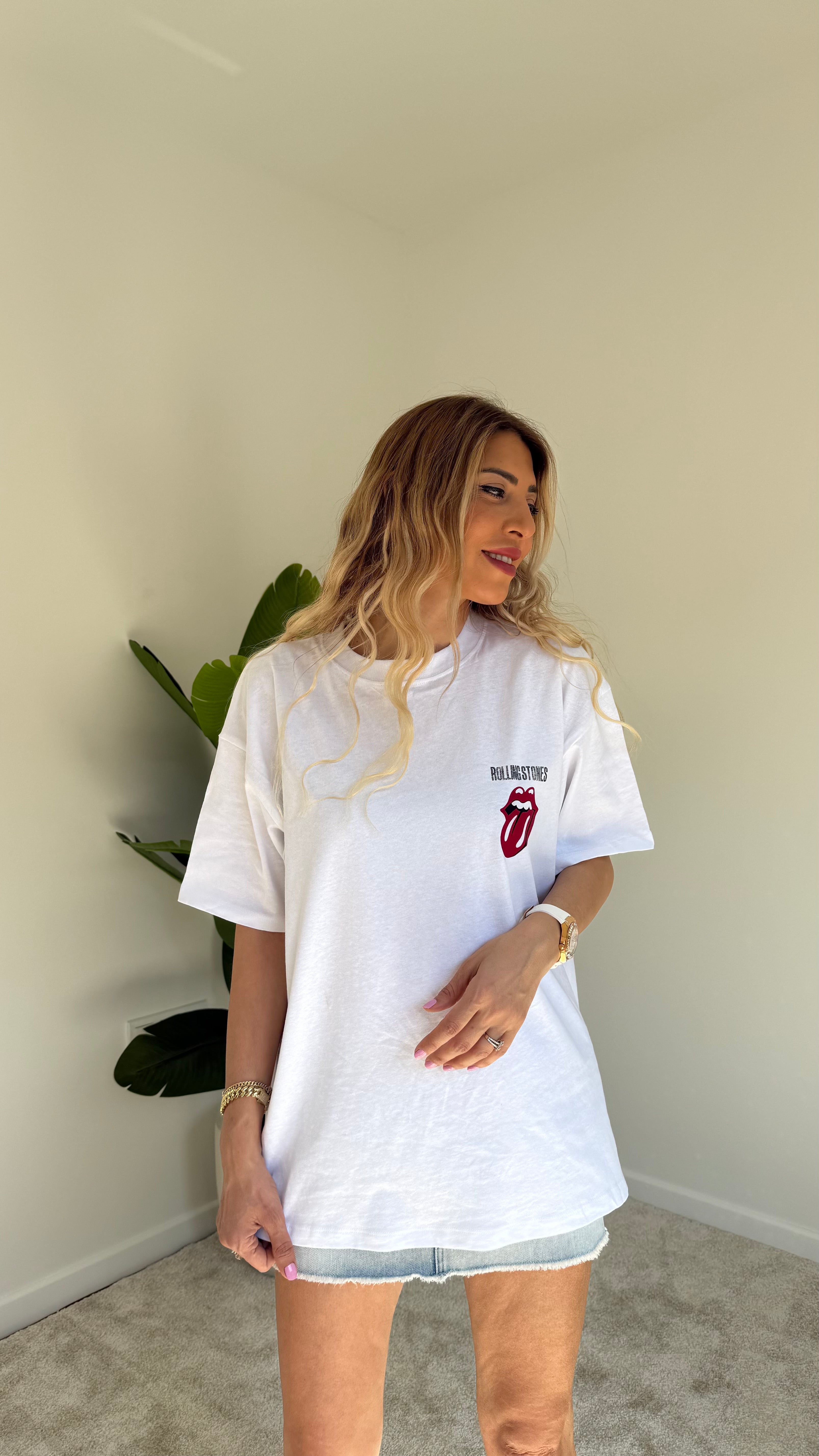 Rolling Stones Dilli Tişört Mini Basic