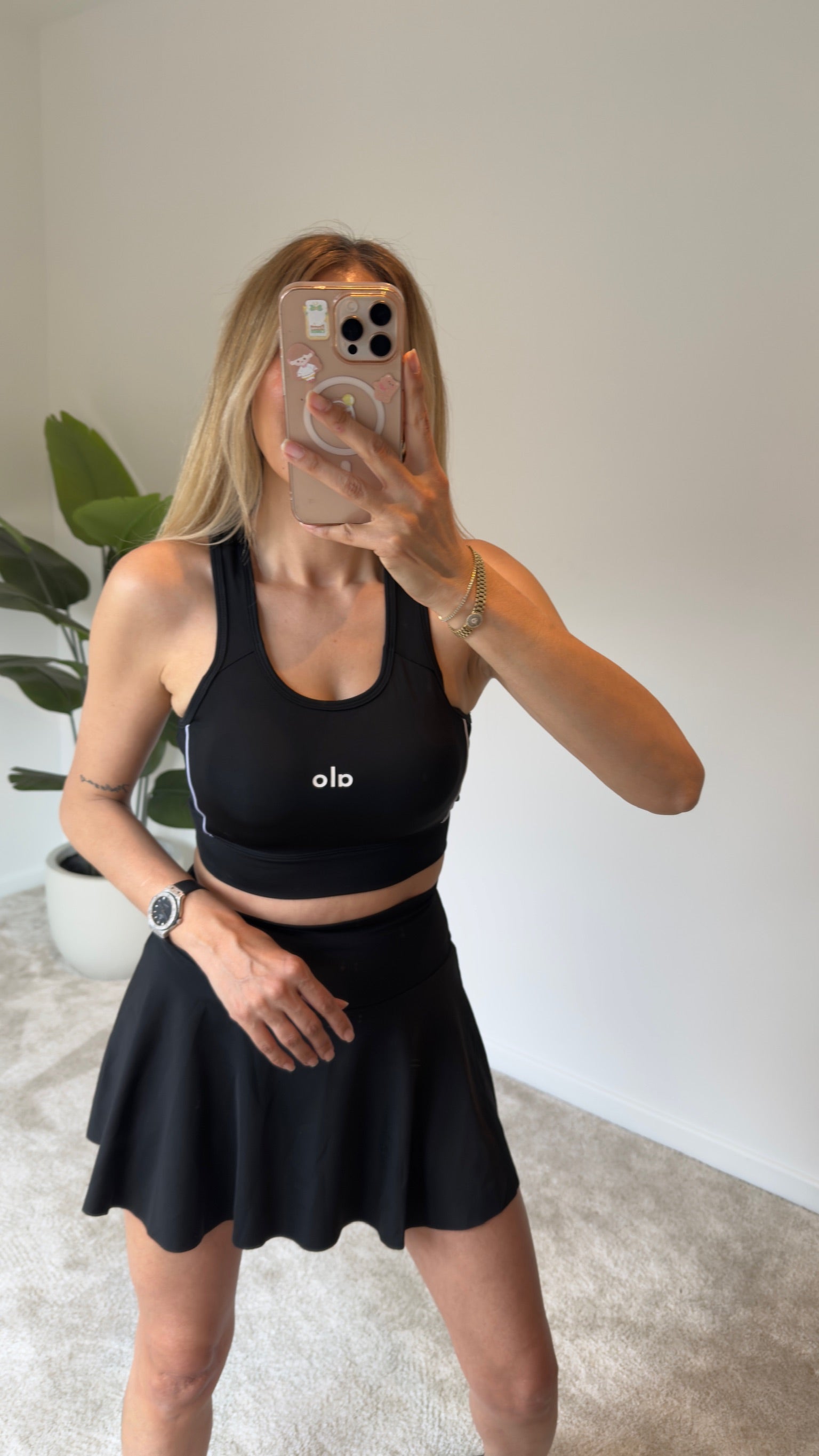 Alo Crop Sporcu Atlet Siyah