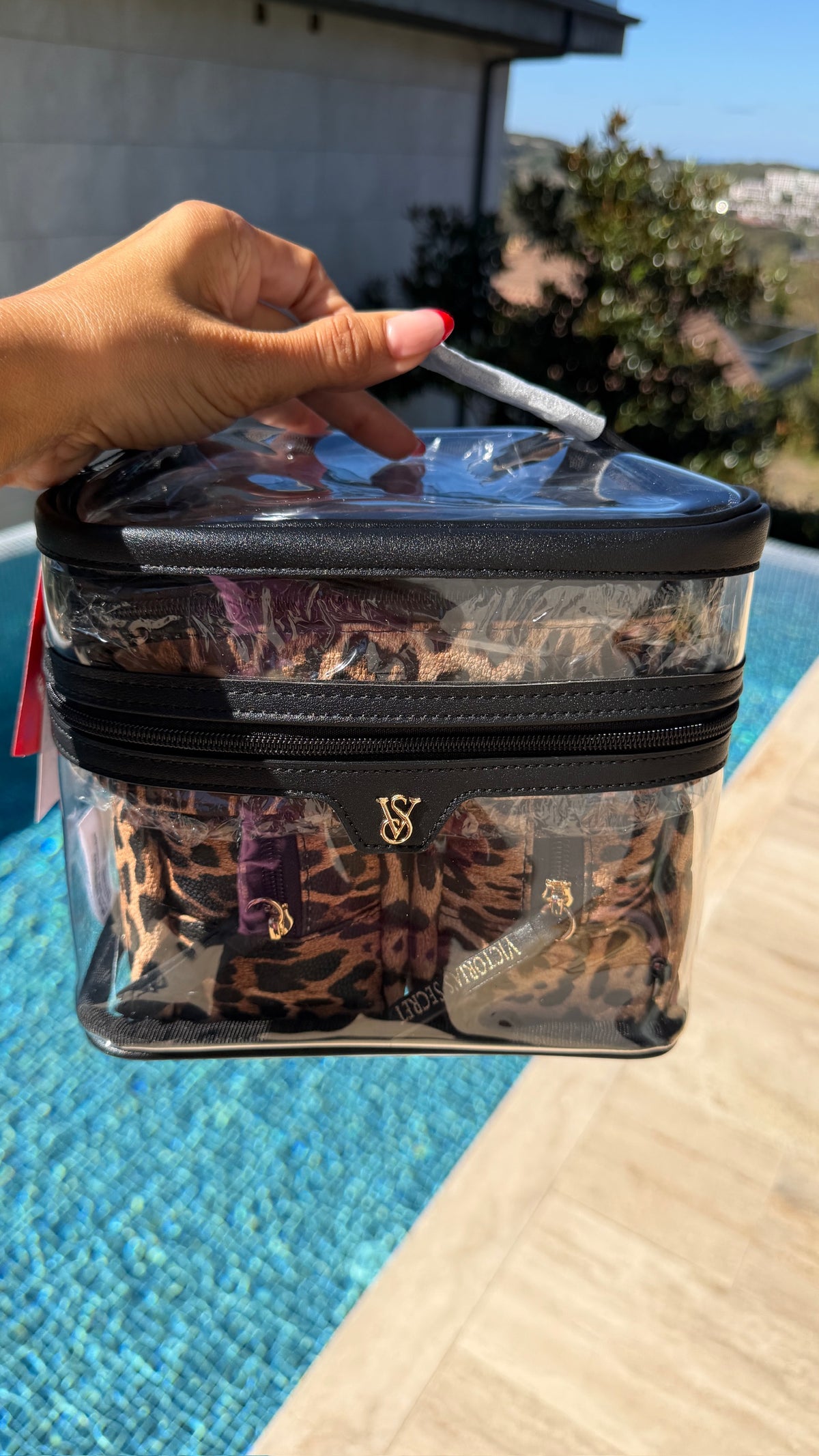 VS Leopard Makyaj Çantası 4’lü