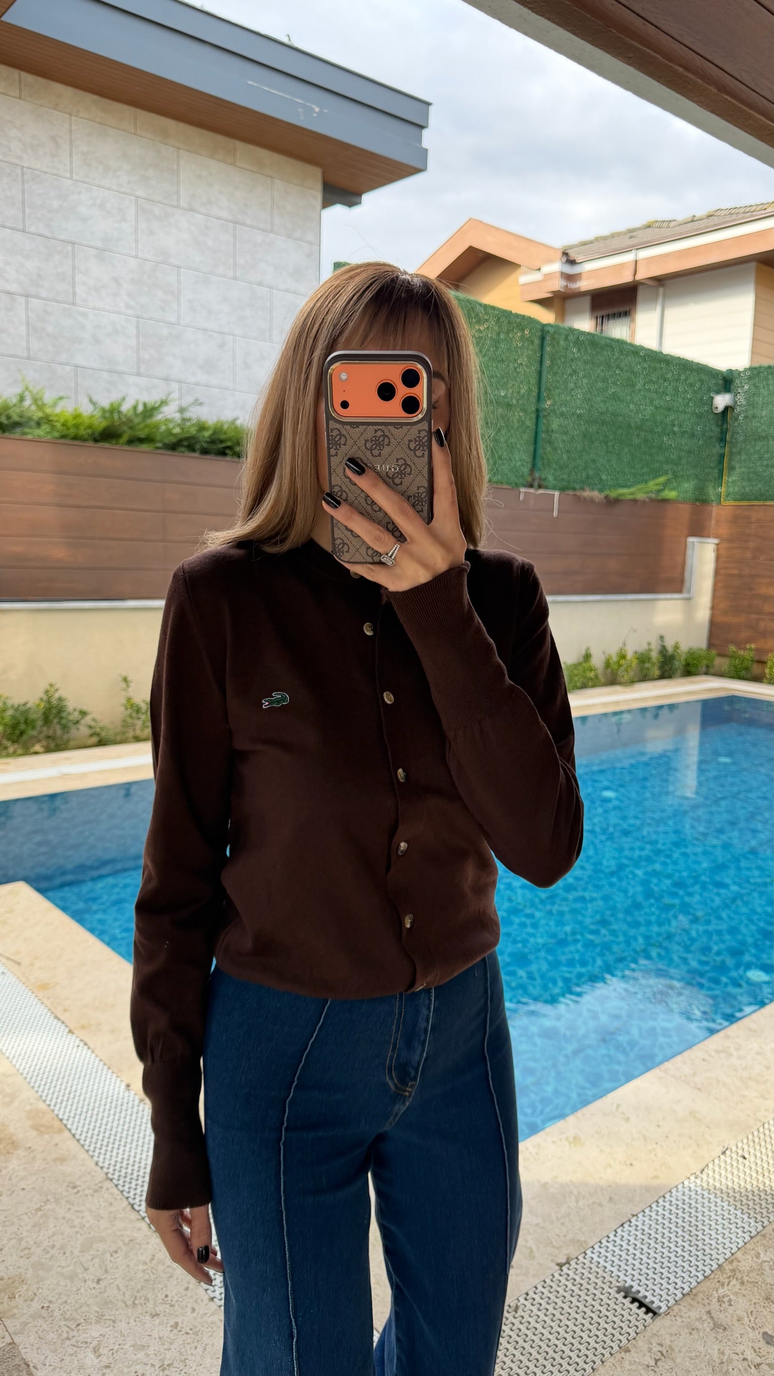 LCT Yumoş Triko Hırka Acı Kahve