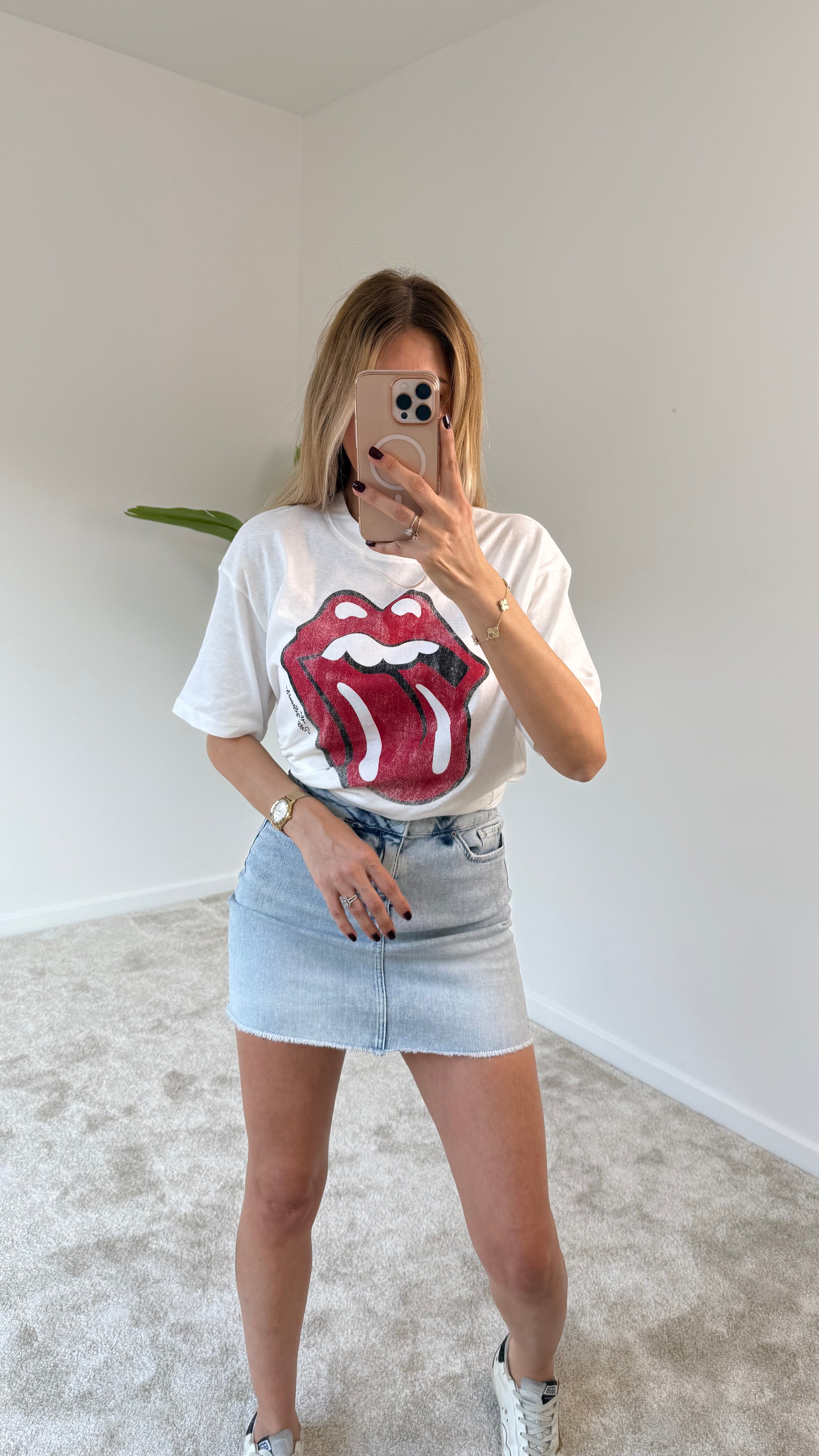 Rolling Stones Dilli Tişört Basic