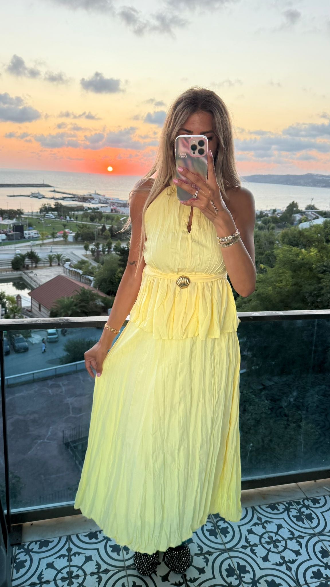 Miss Deniz Kabuğu Takım Sarı