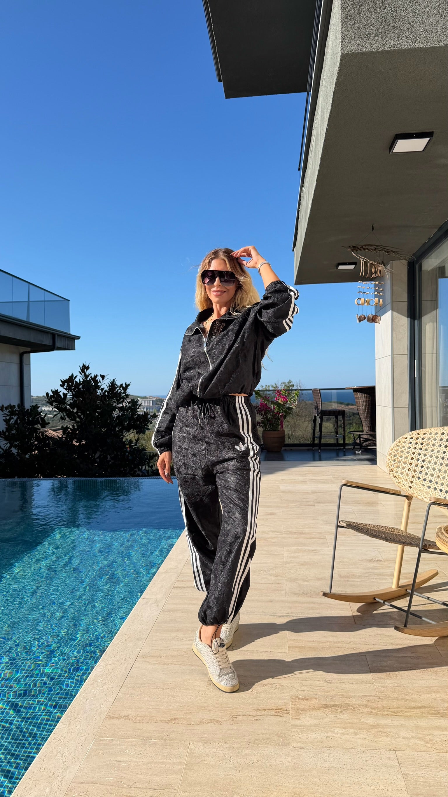 ADS Dantel Detaylı Luxe Takım Siyah