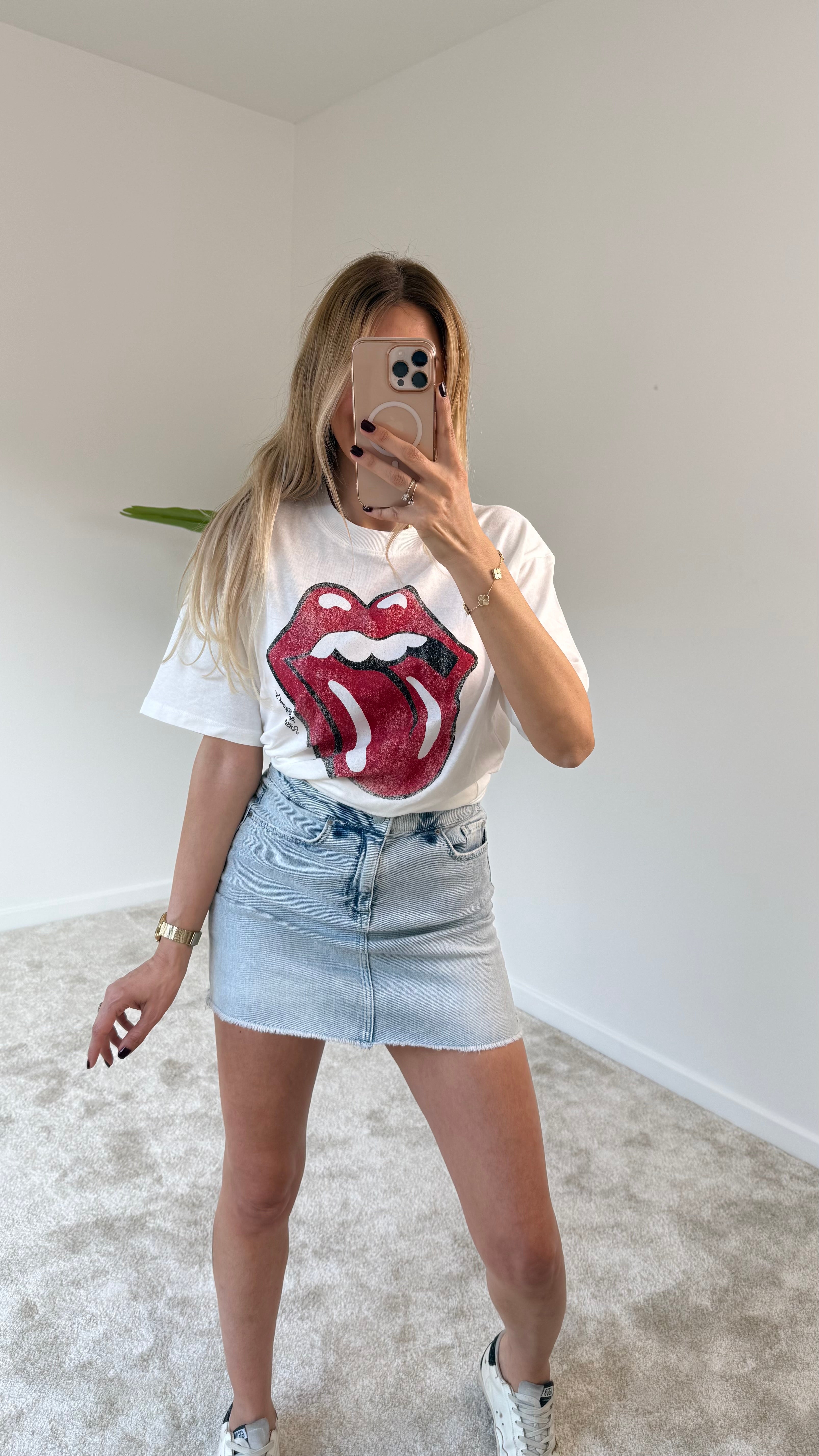 Rolling Stones Dilli Tişört Basic