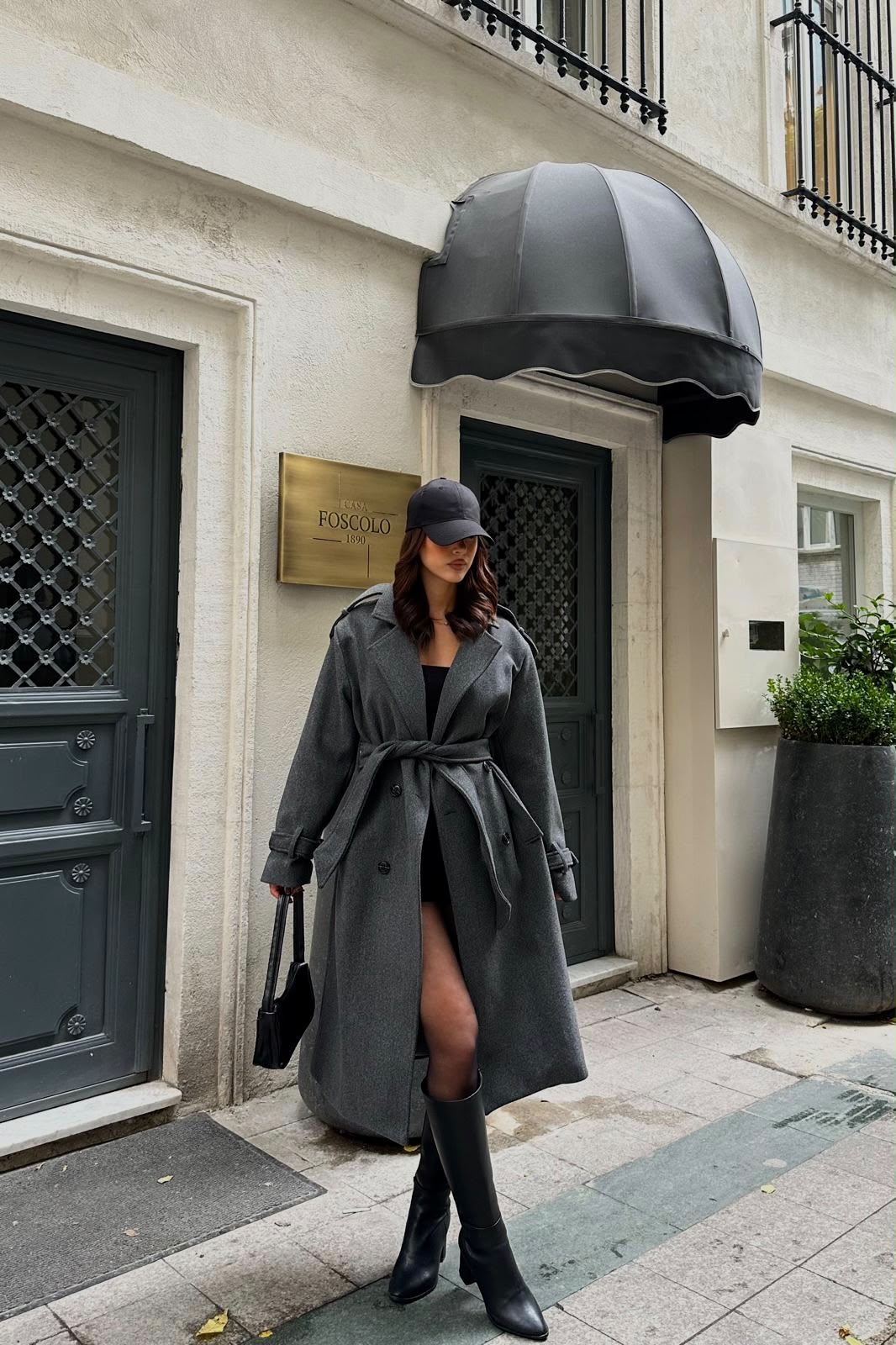 Milano Kaşe  Kaban Antrasit
