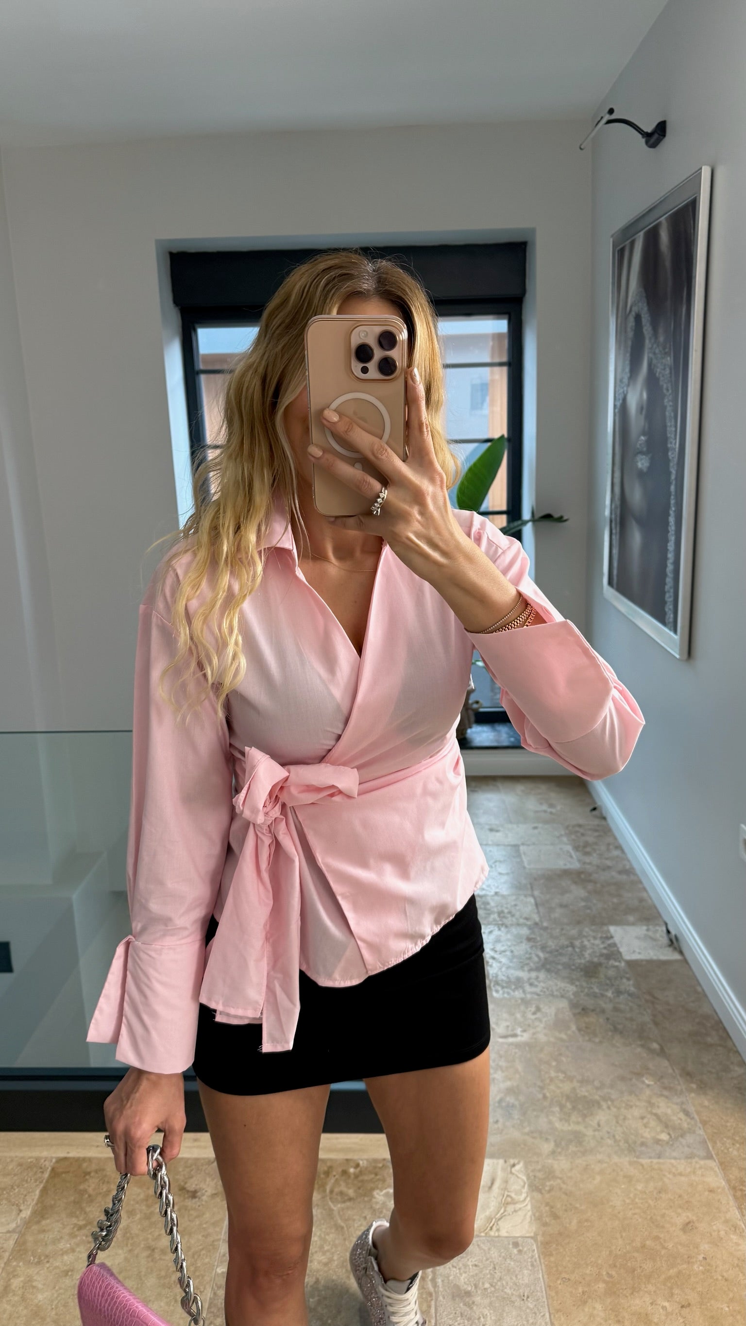 Tyew Gömlek Pembe