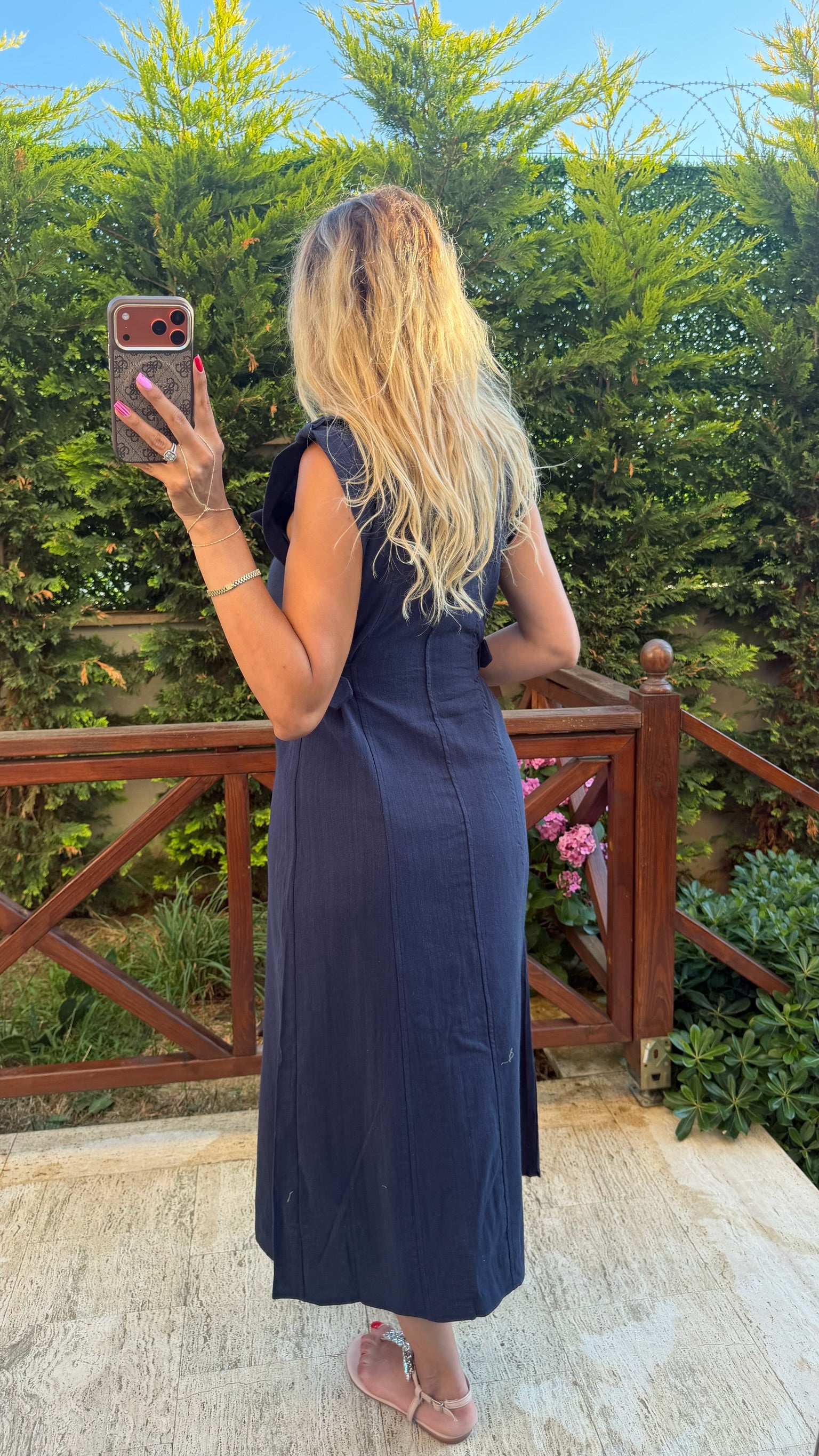 Blue Coast Bel Detaylı Elbise