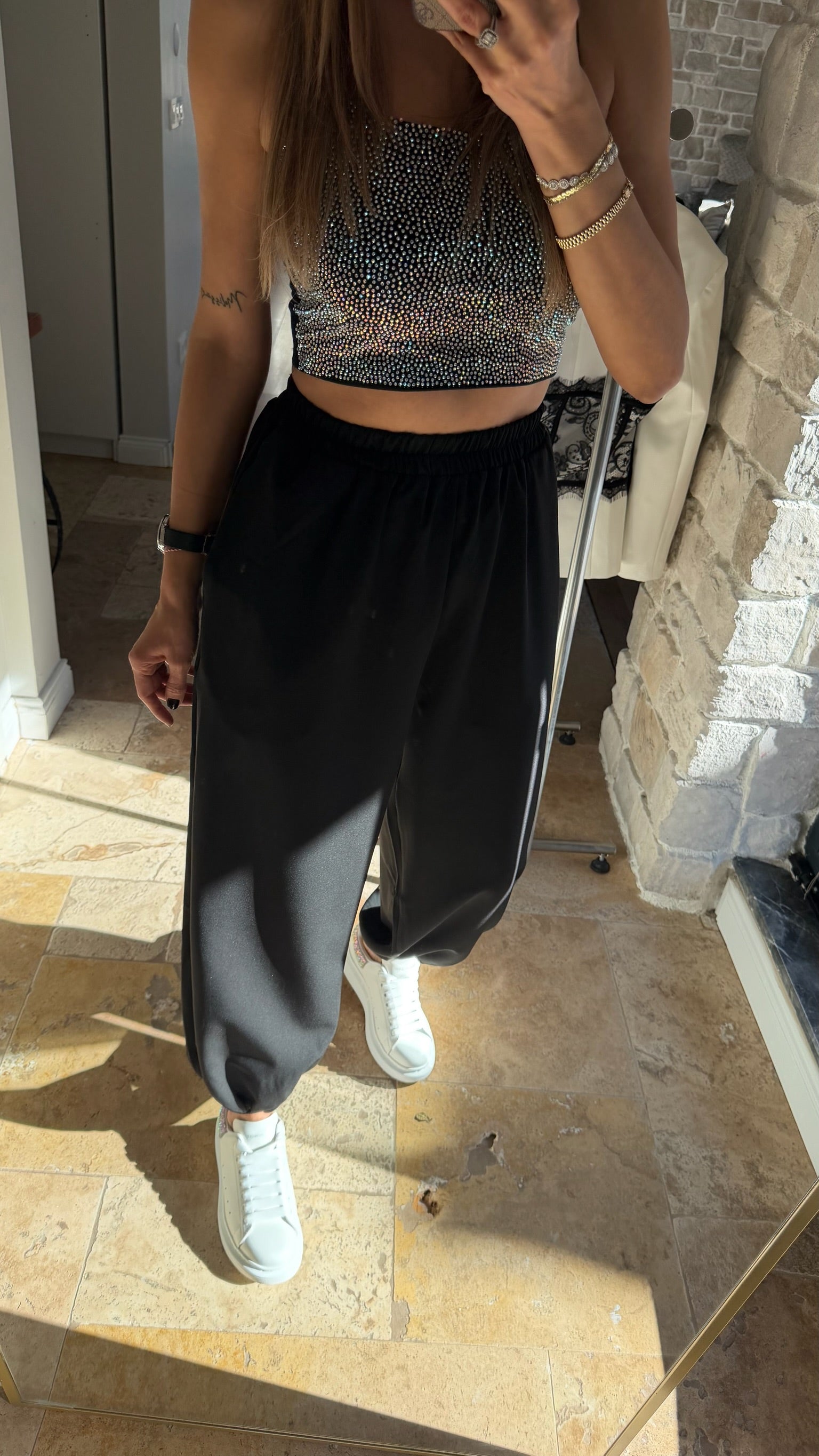 Relax Şalvar Model Pantolon Siyah