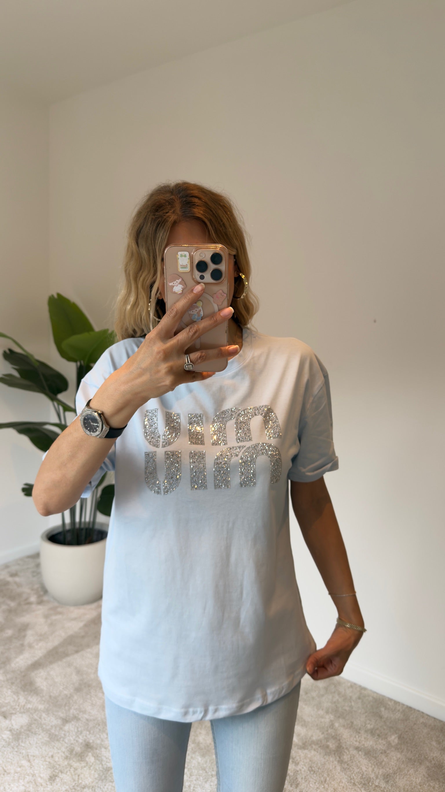 Miu Miu Bebe Mavi Tişört