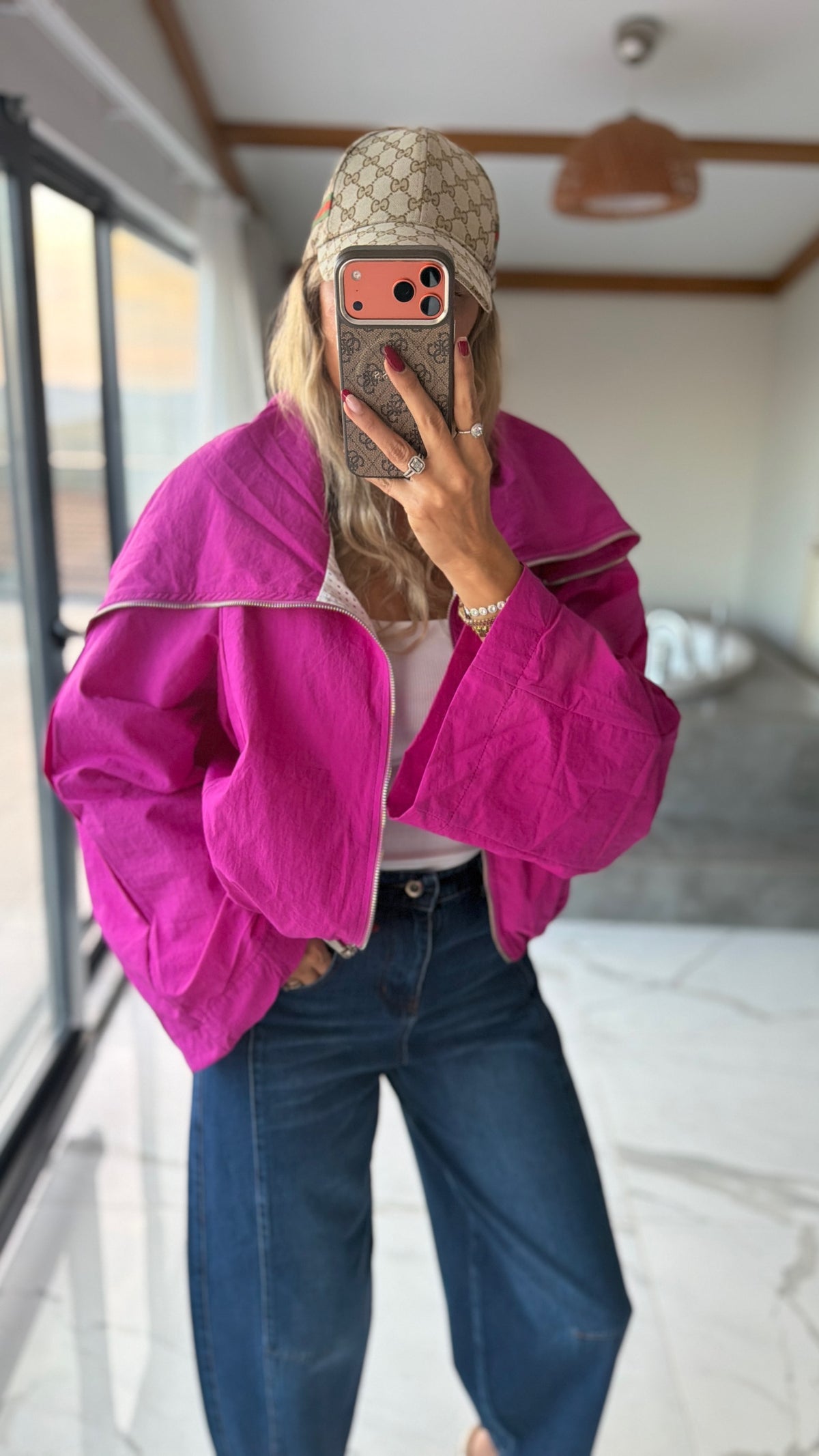 Zr Barbie Girl Fuşya Ceket