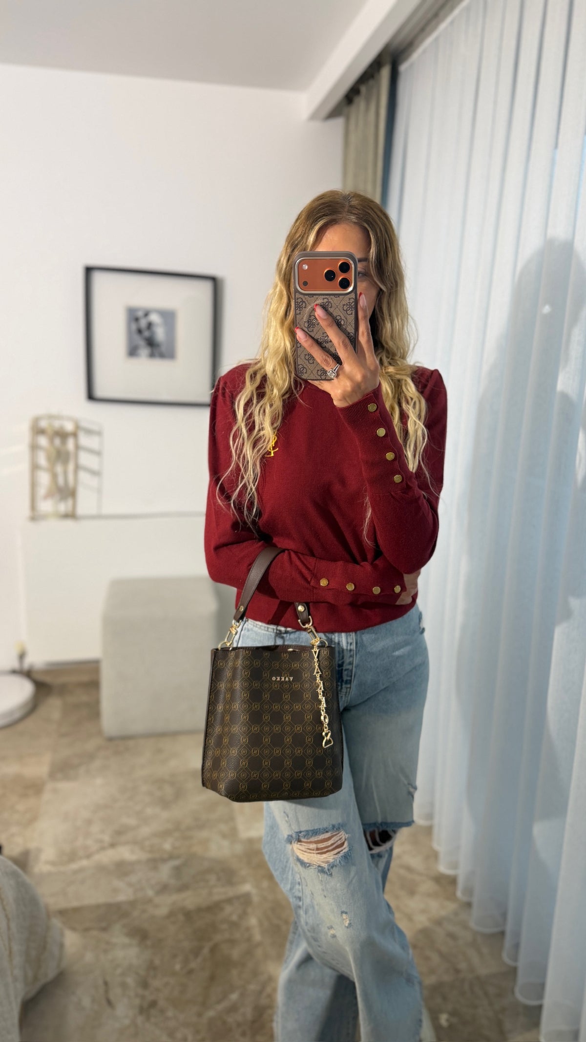 Ysl Bordo Premium Triko