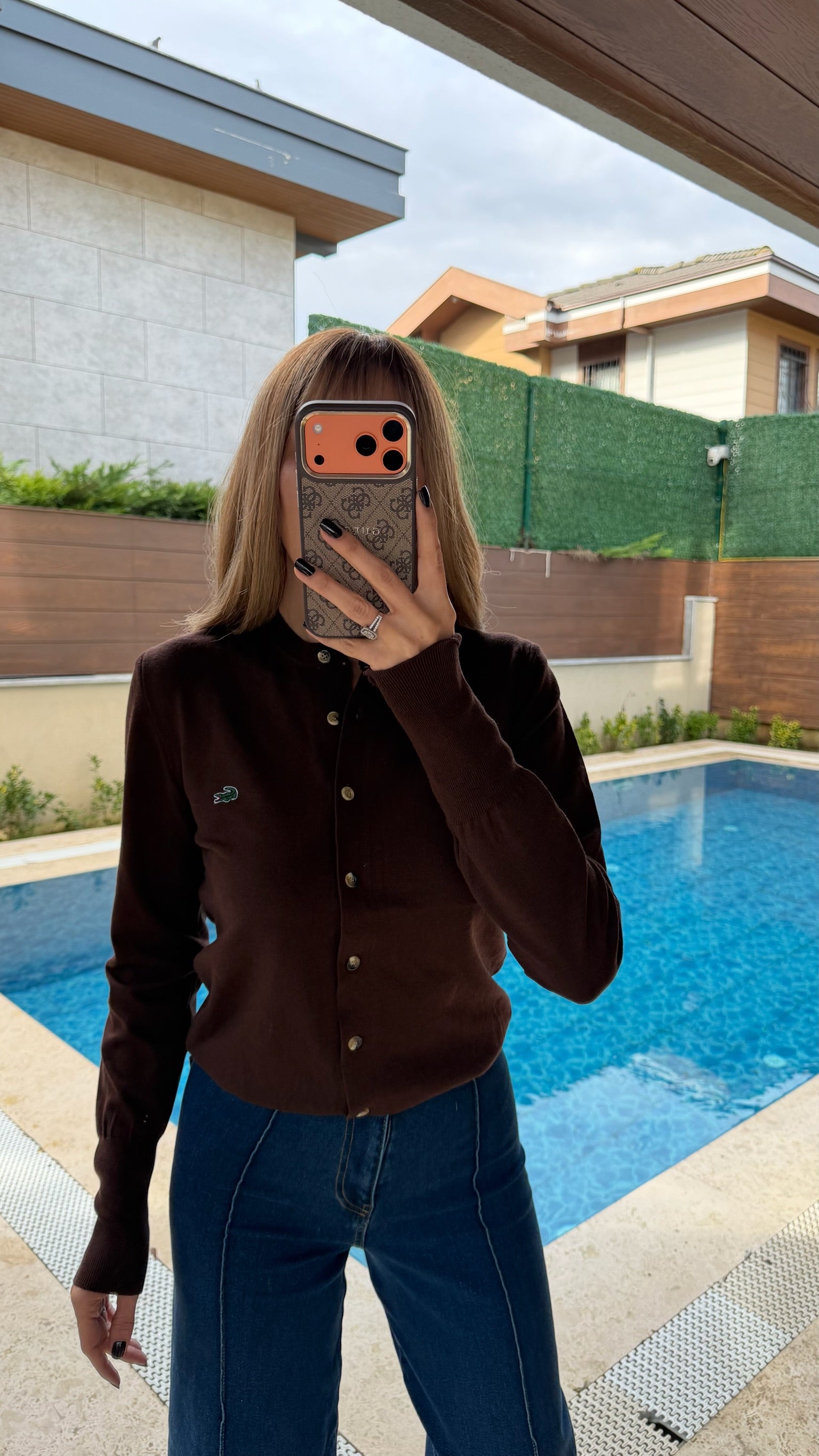 LCT Yumoş Triko Hırka Acı Kahve