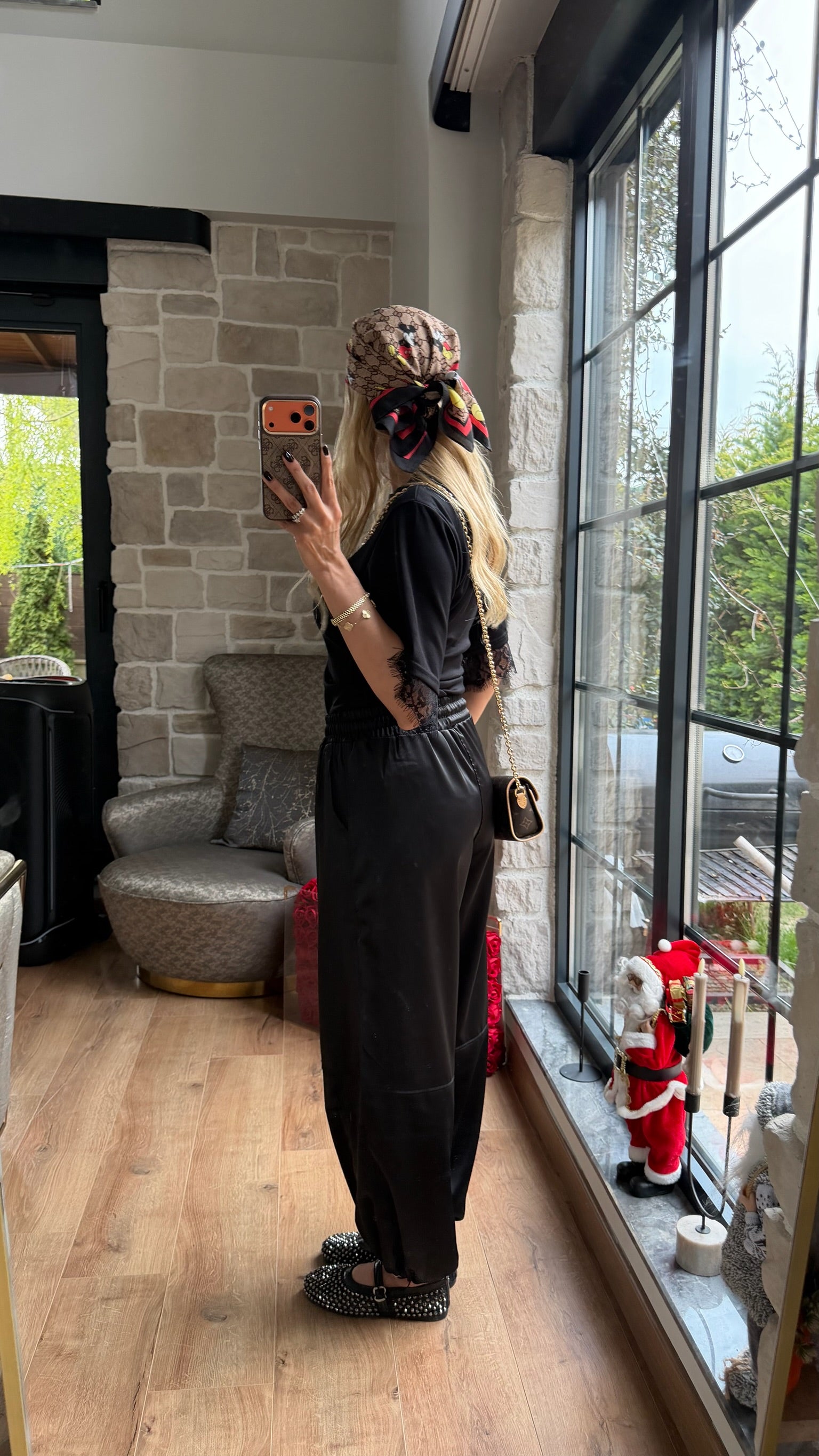 Saten Şalvar Kesim Pantolon