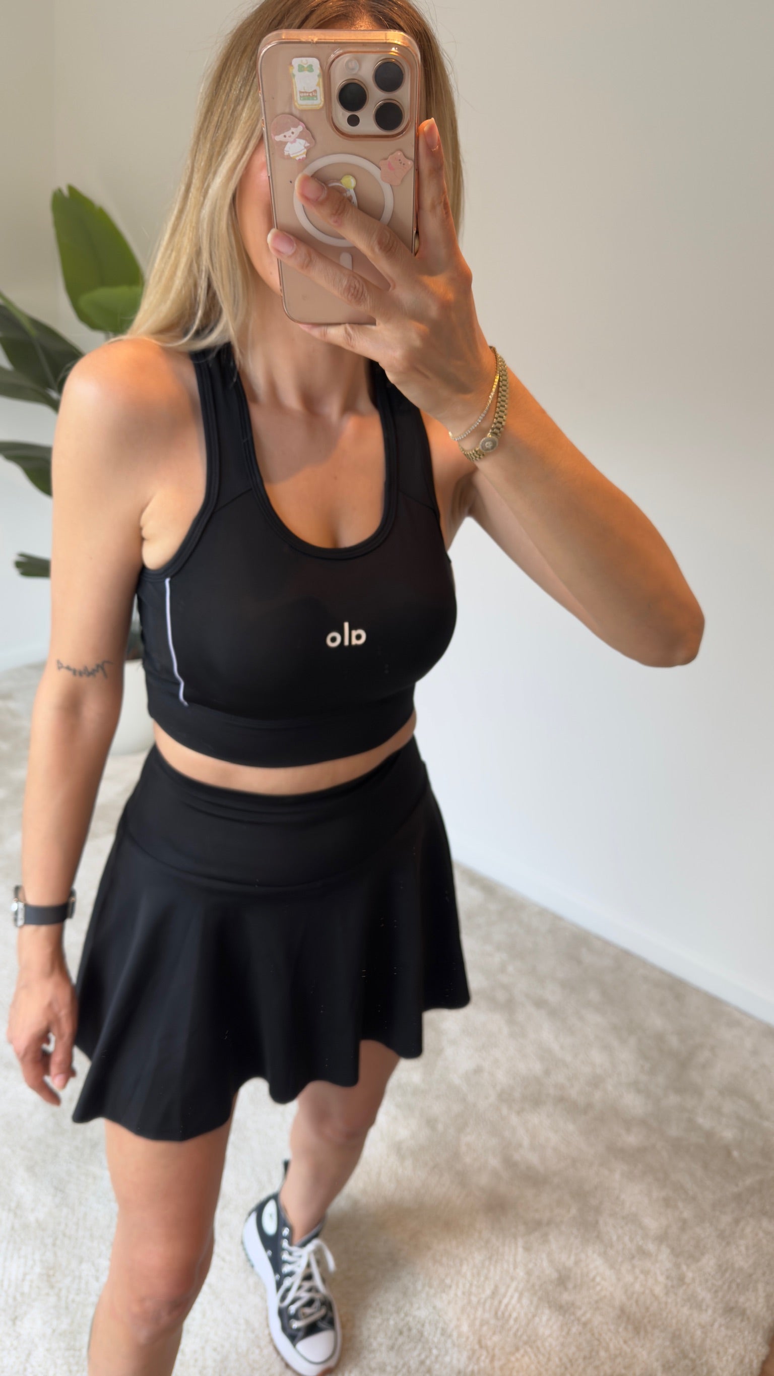 Alo Crop Sporcu Atlet Siyah