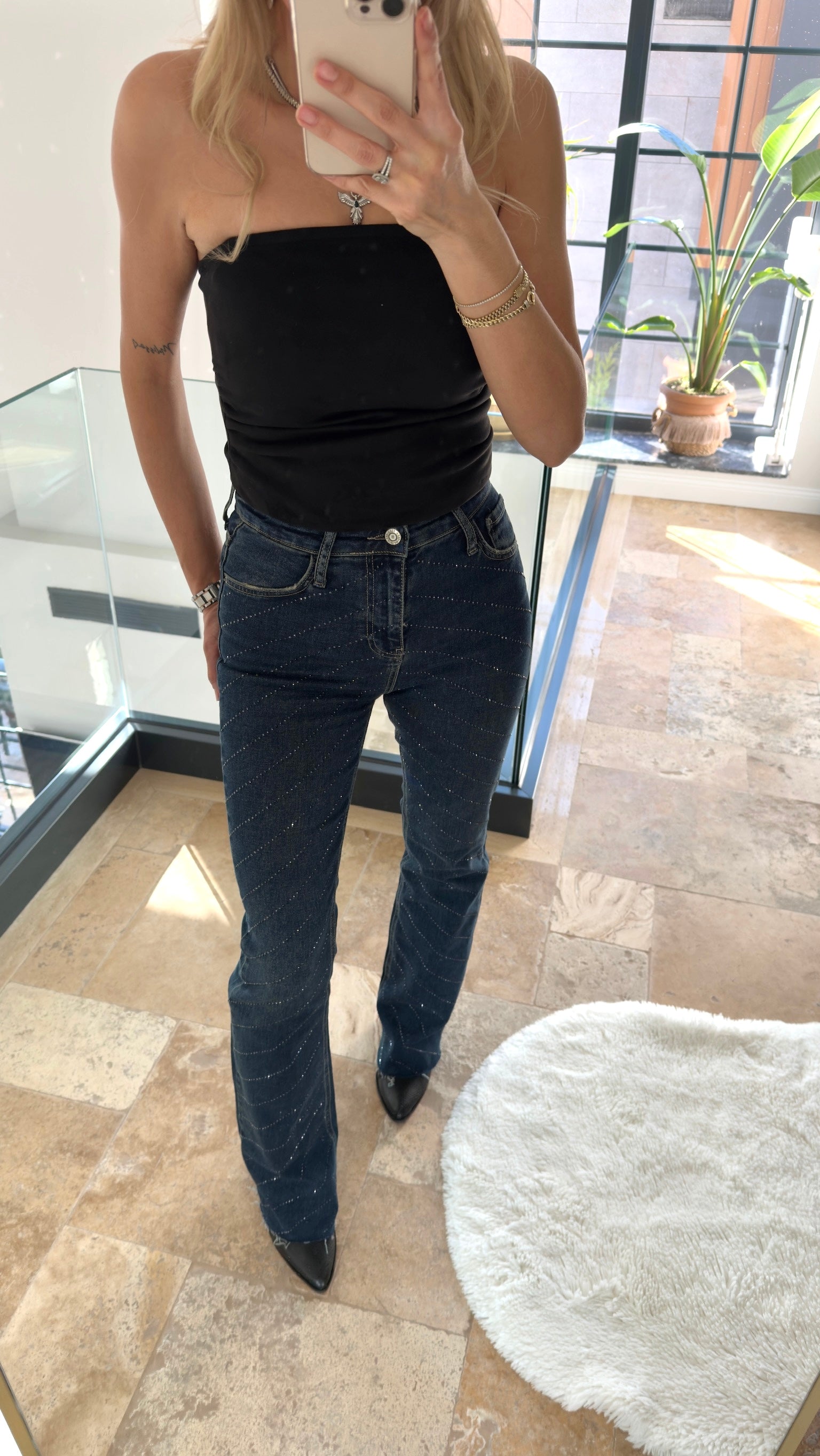 Logi Taşlı Jean
