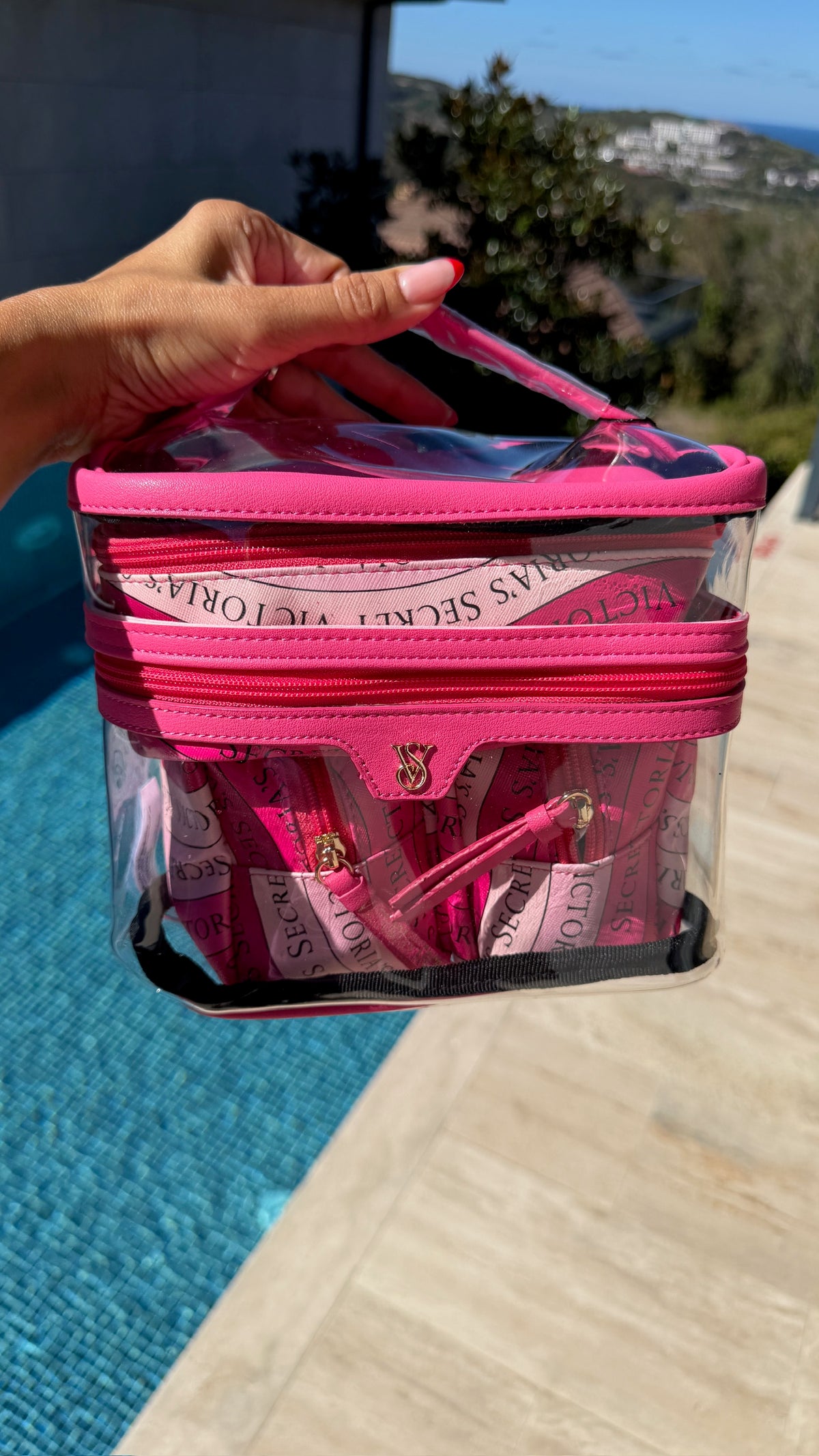 VS Deep Pink Makyaj Çantası 4’lü