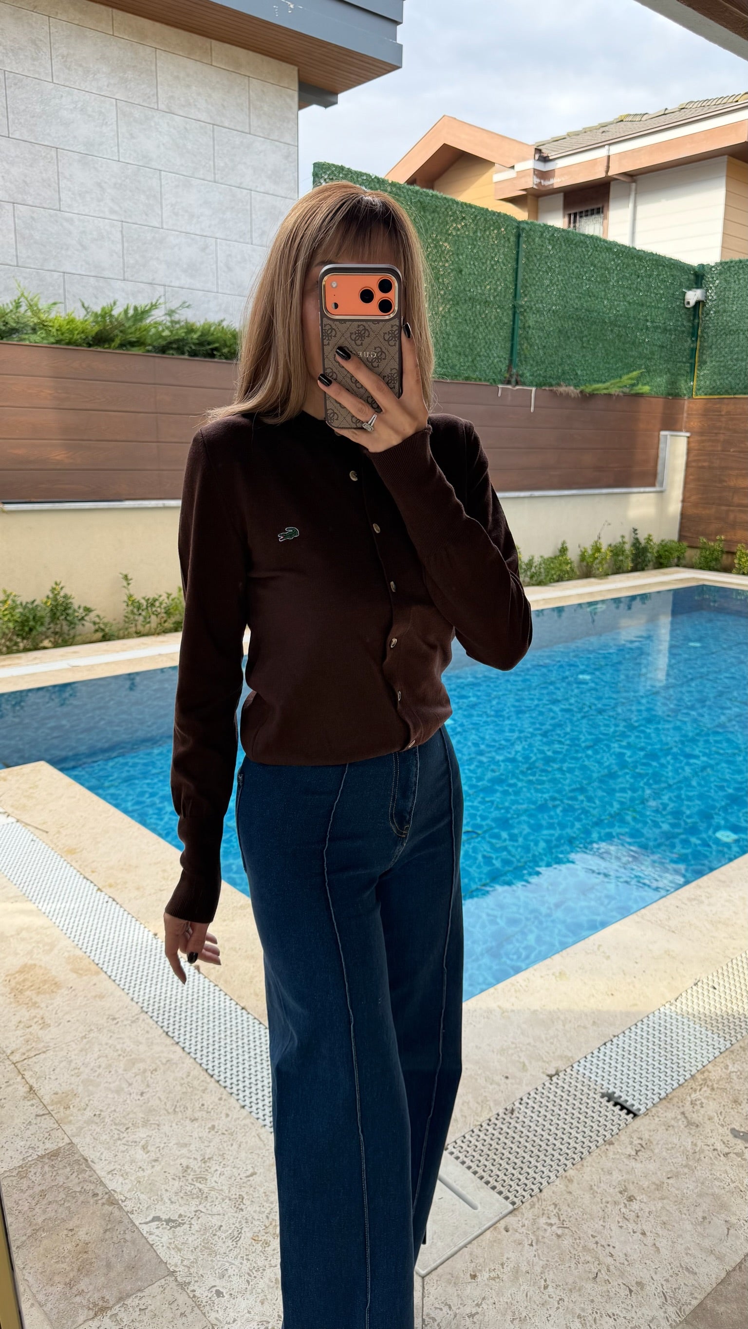 LCT Yumoş Triko Hırka Acı Kahve