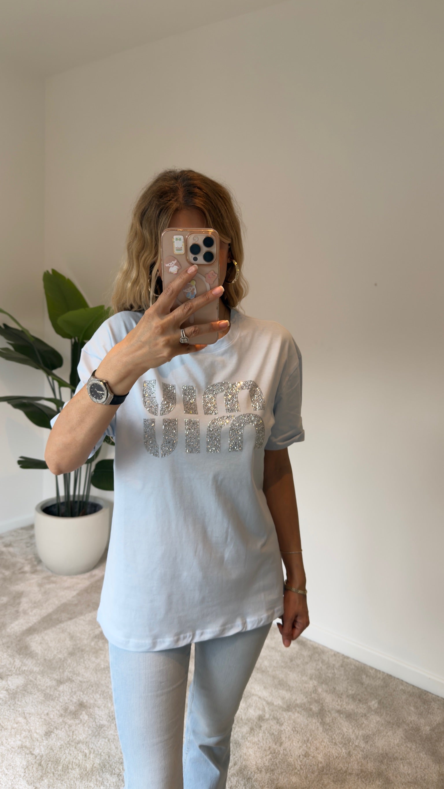 Miu Miu Bebe Mavi Tişört
