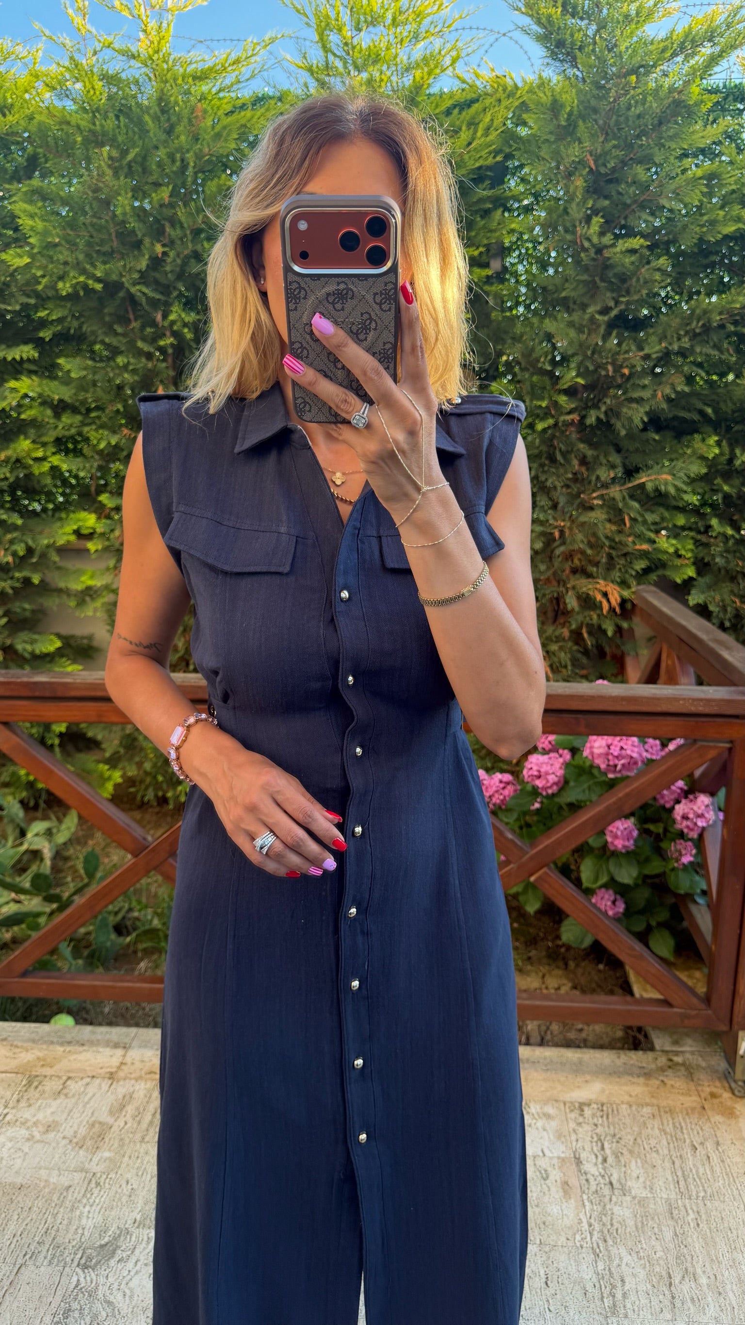 Blue Coast Bel Detaylı Elbise