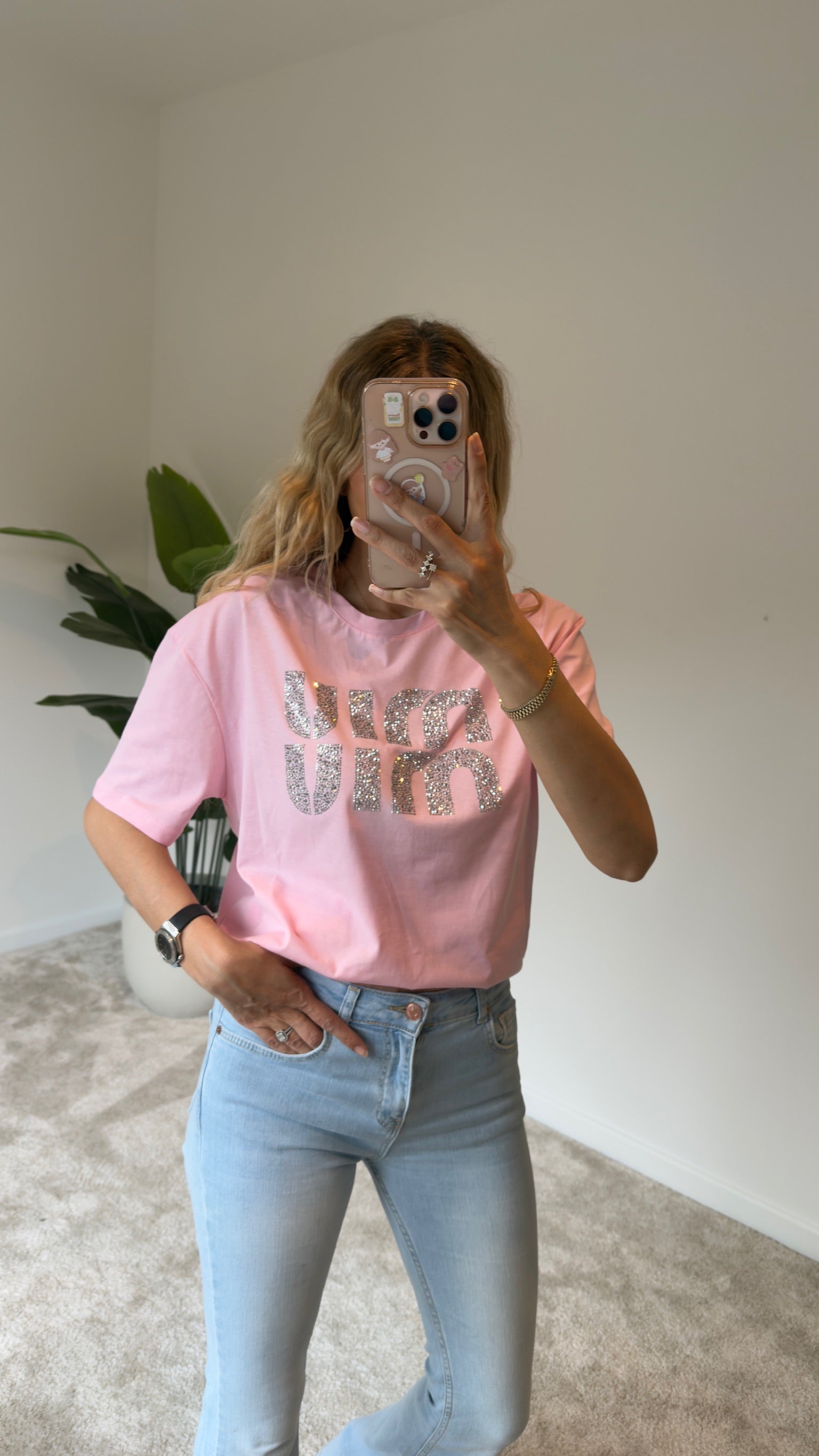 Miu Miu Pembe Tişört