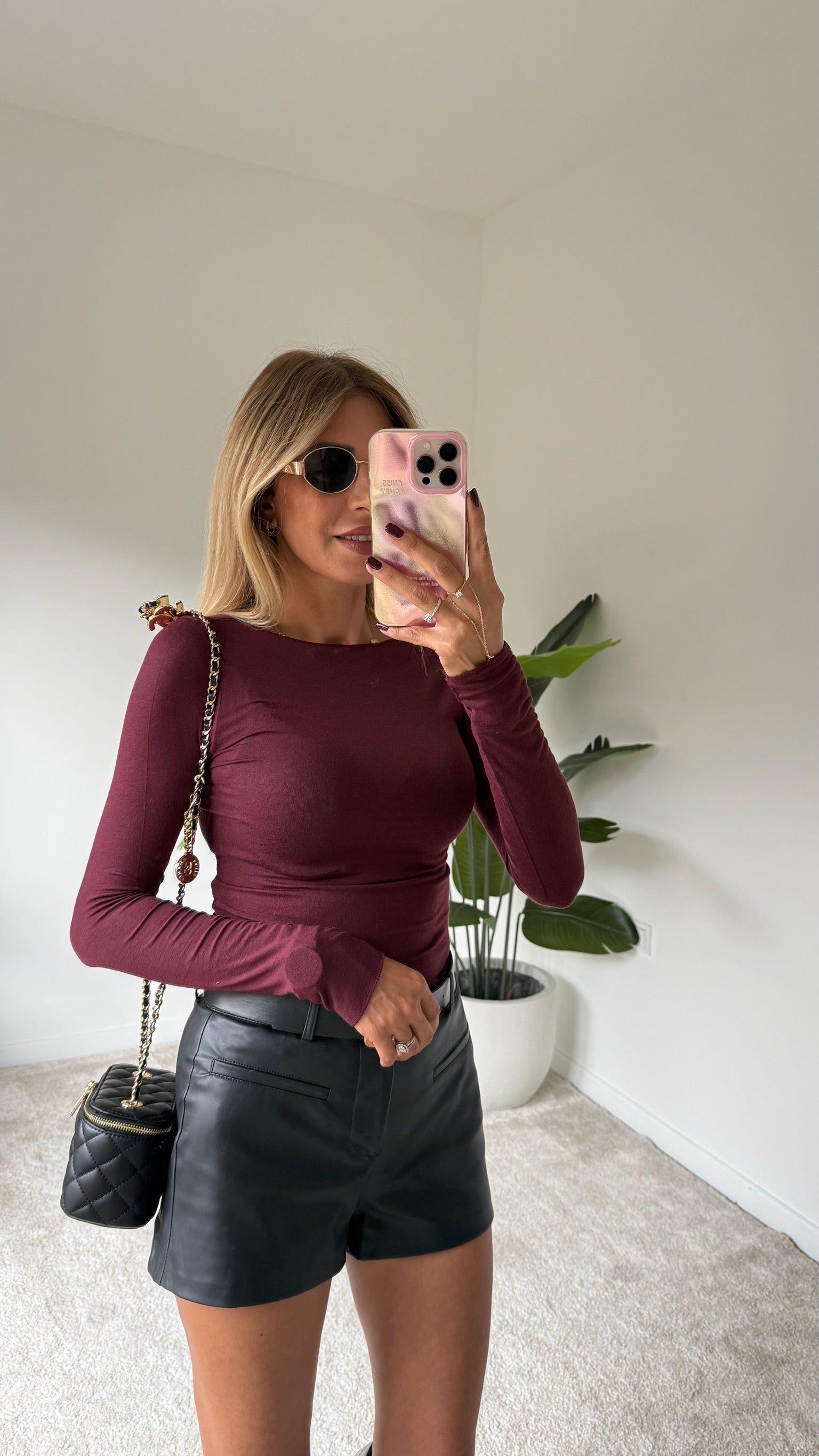 DİLVİN Kaşmir Bluz Bordo