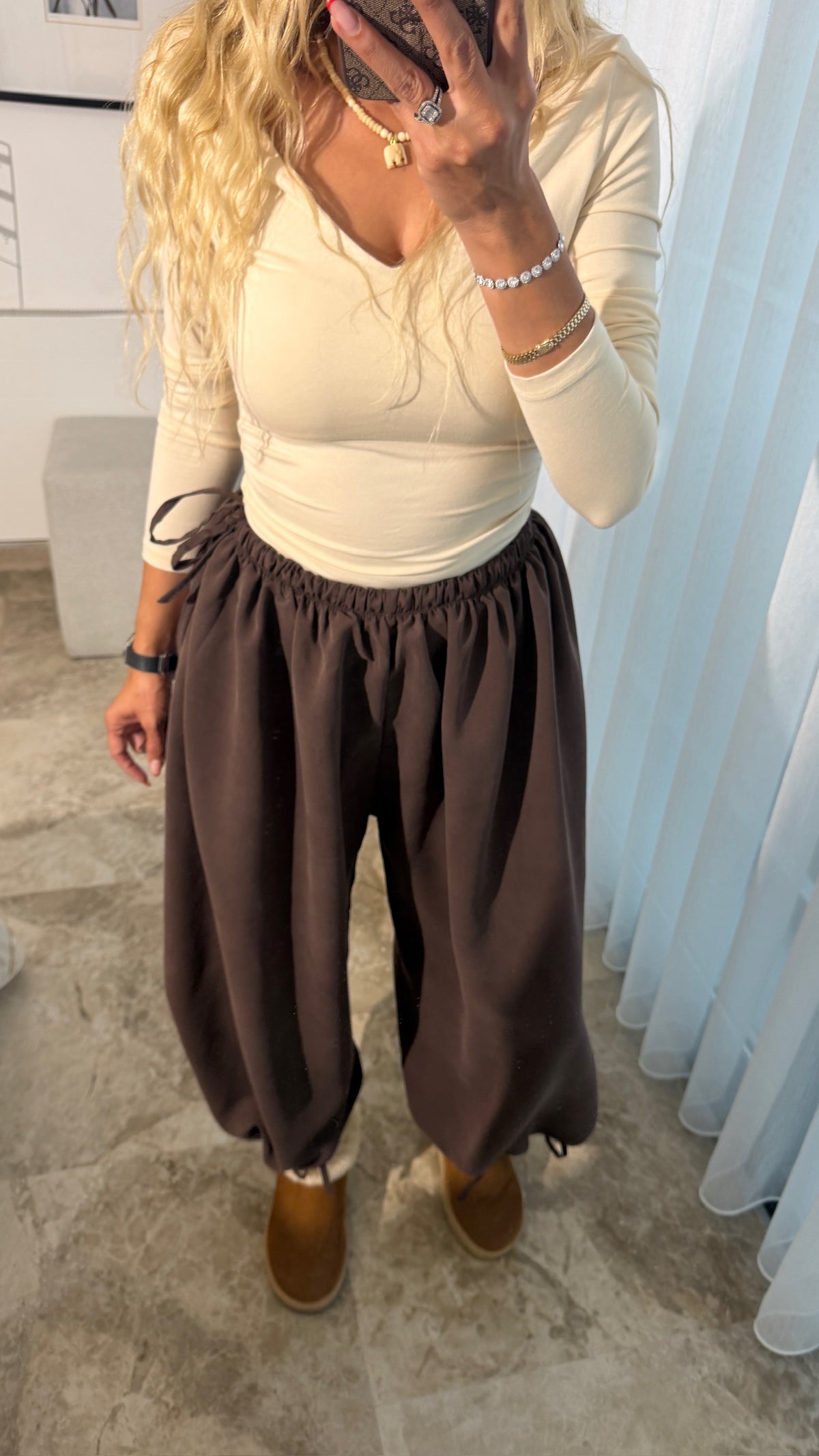Massi Acı Kahve Şalvar