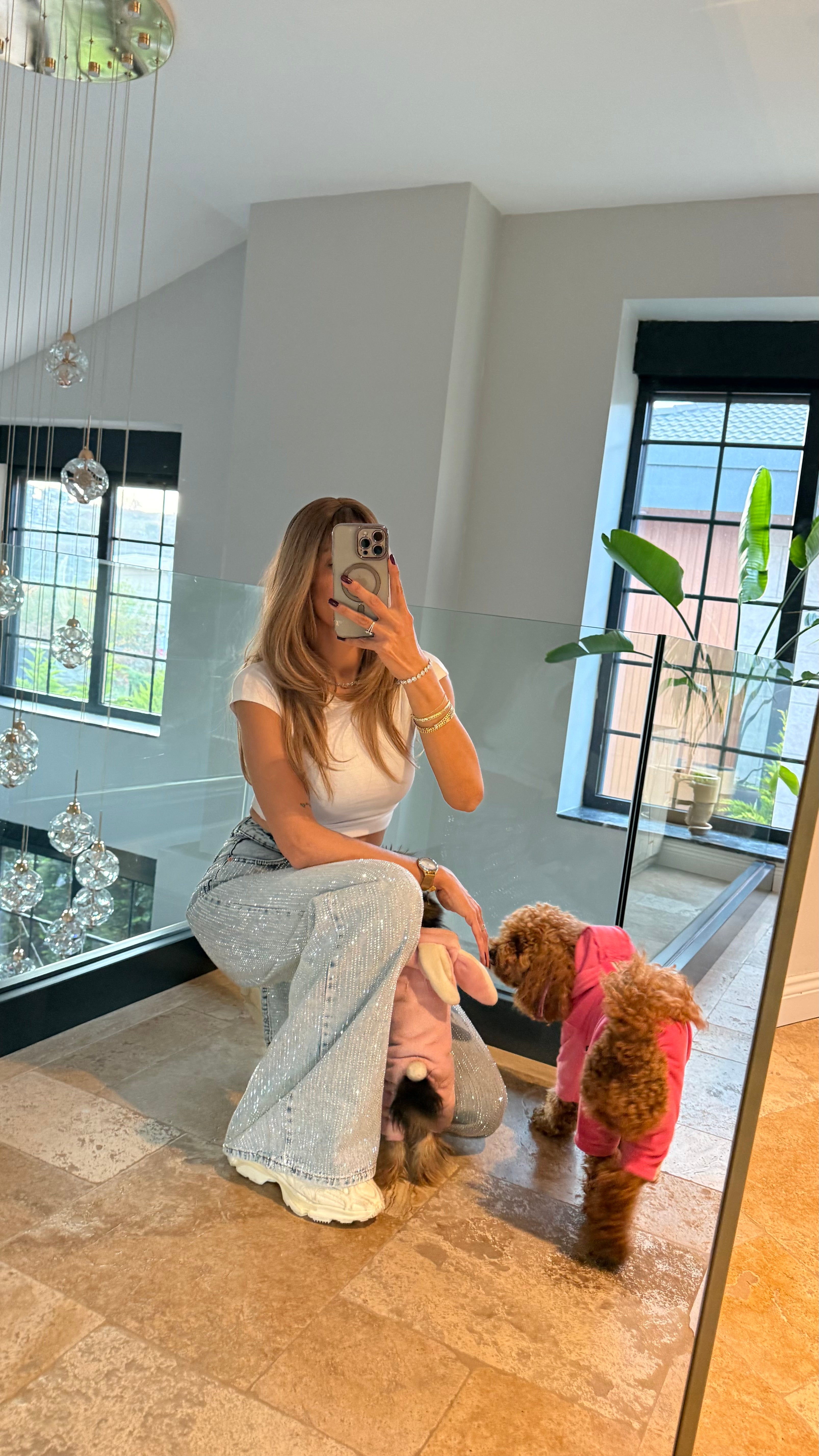 Full Taş Detaylı Jean