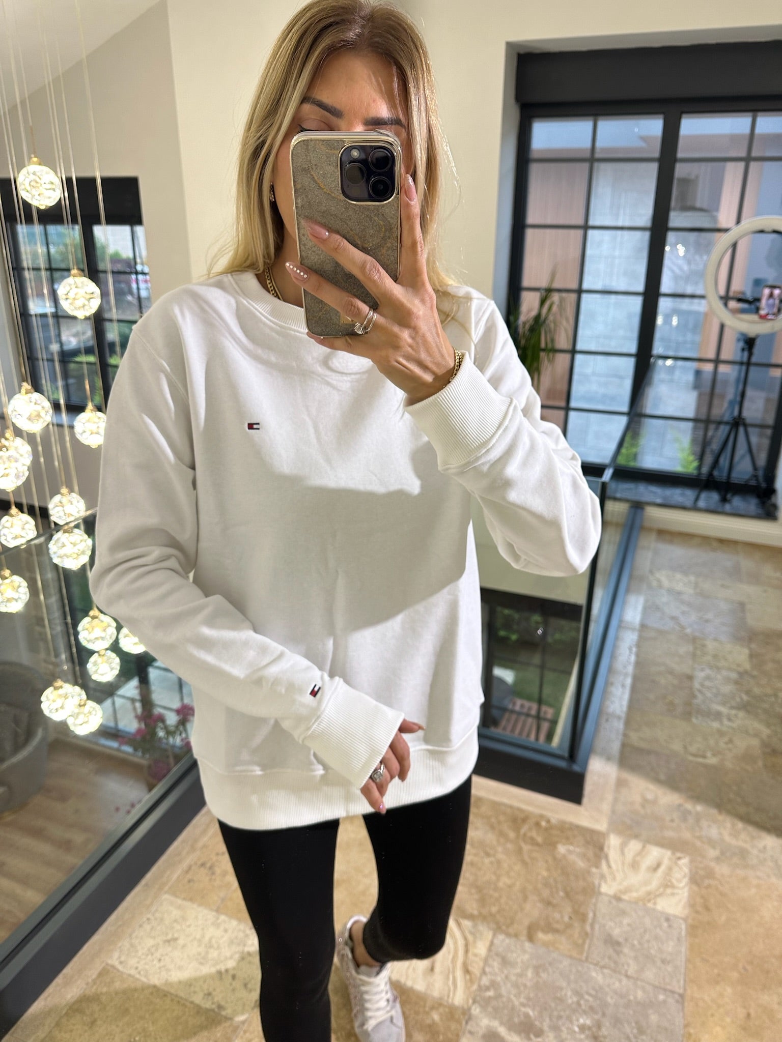 TMMY Sweat Beyaz