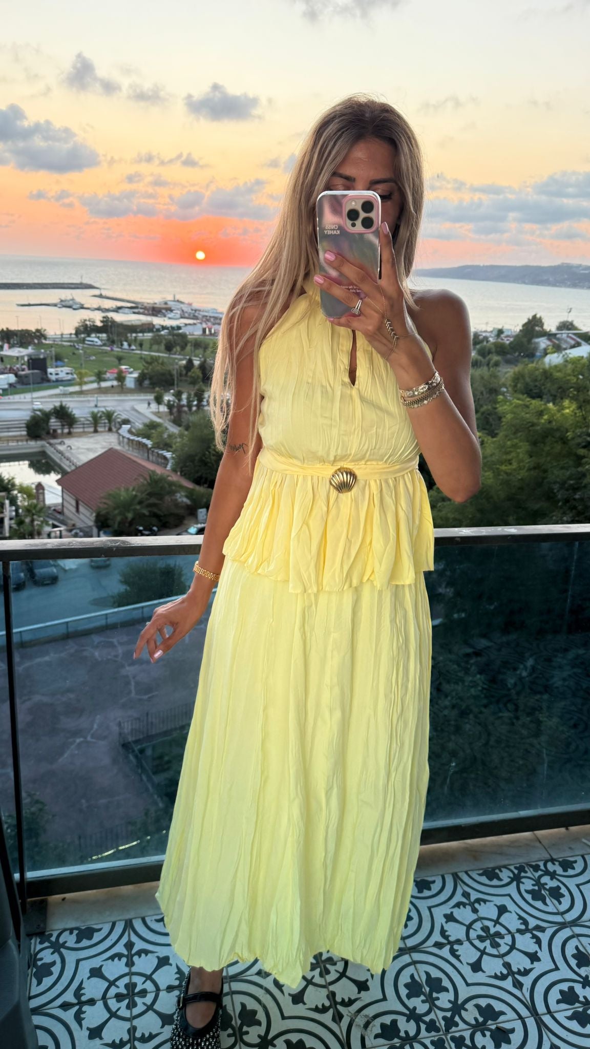 Miss Deniz Kabuğu Takım Sarı