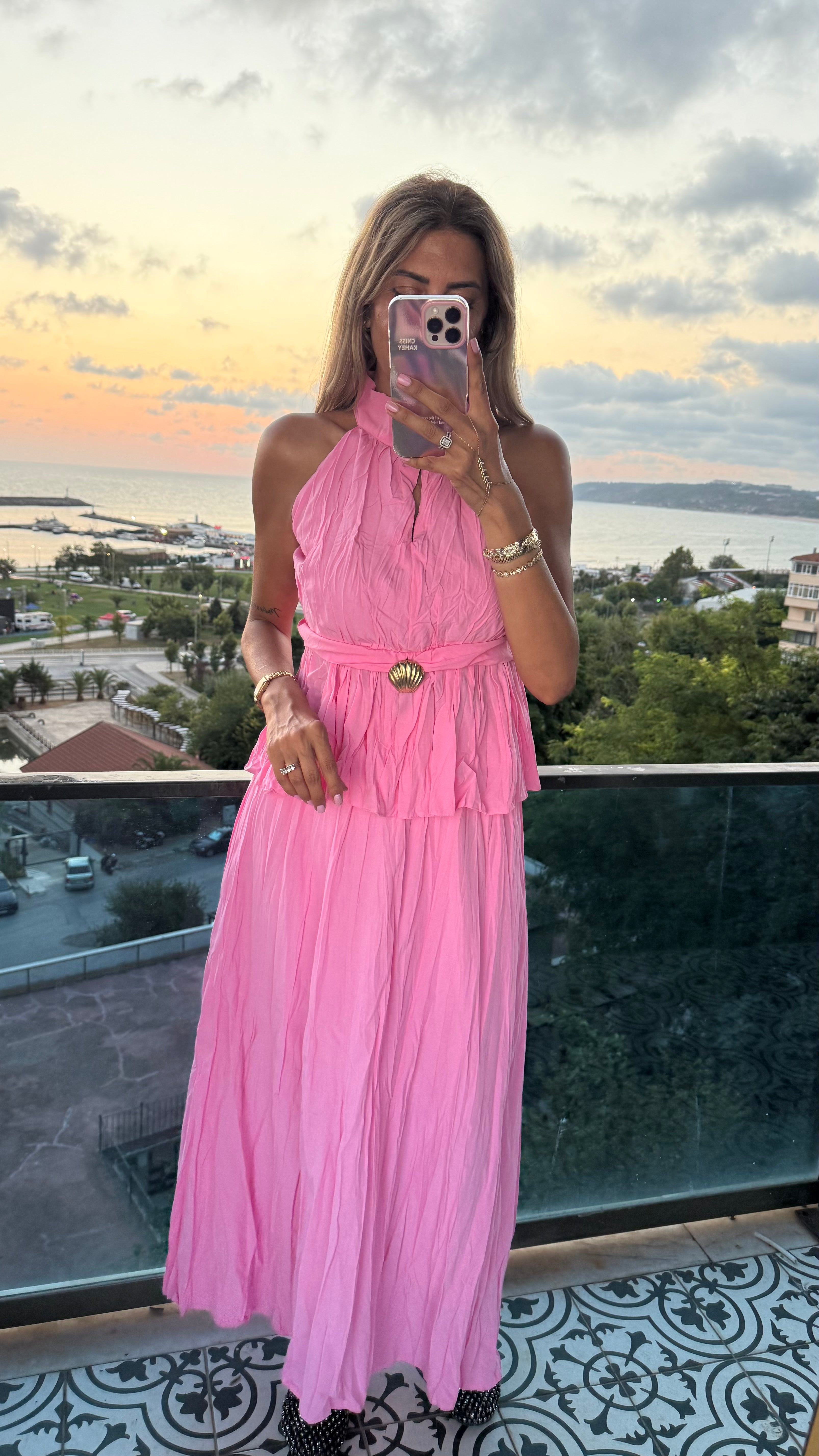 Miss Deniz Kabuğu Takım Pembe