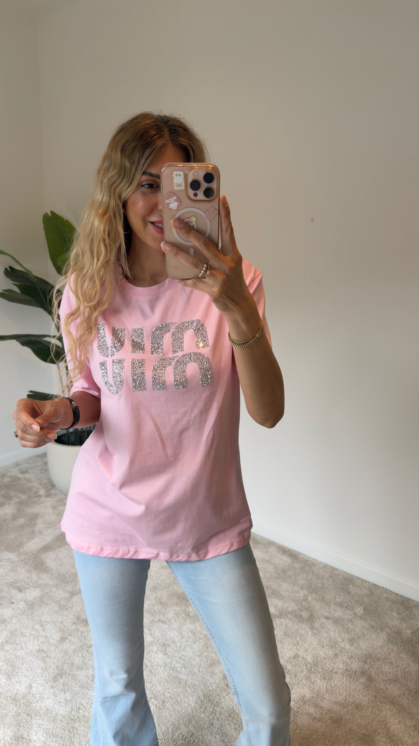 Miu Miu Pembe Tişört