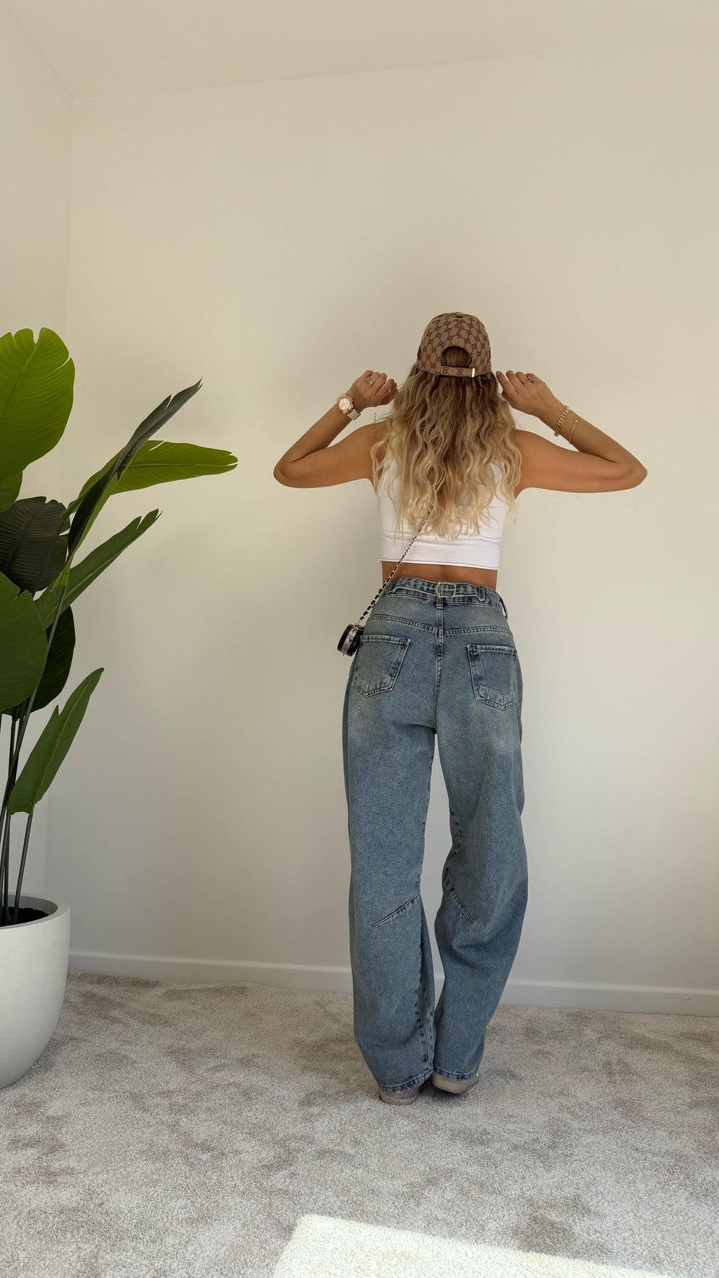 Wide Leg Bol Kesim Yüksek Bel Pantolon Jean