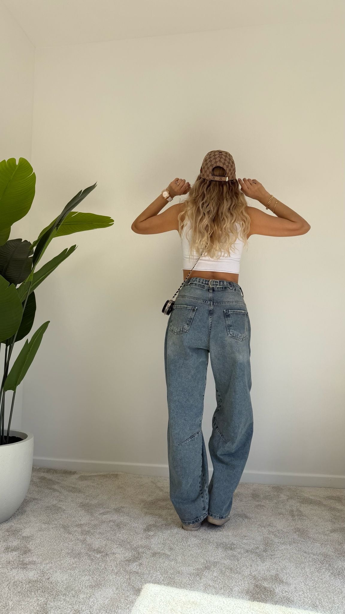 Wide Leg Bol Kesim Yüksek Bel Pantolon Jean