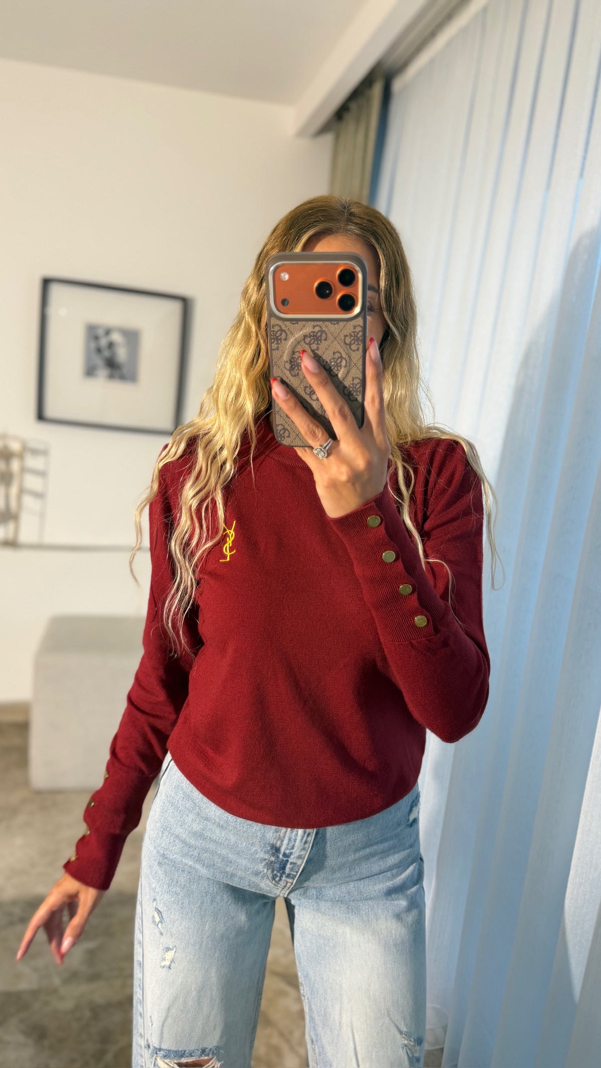 Ysl Bordo Premium Triko