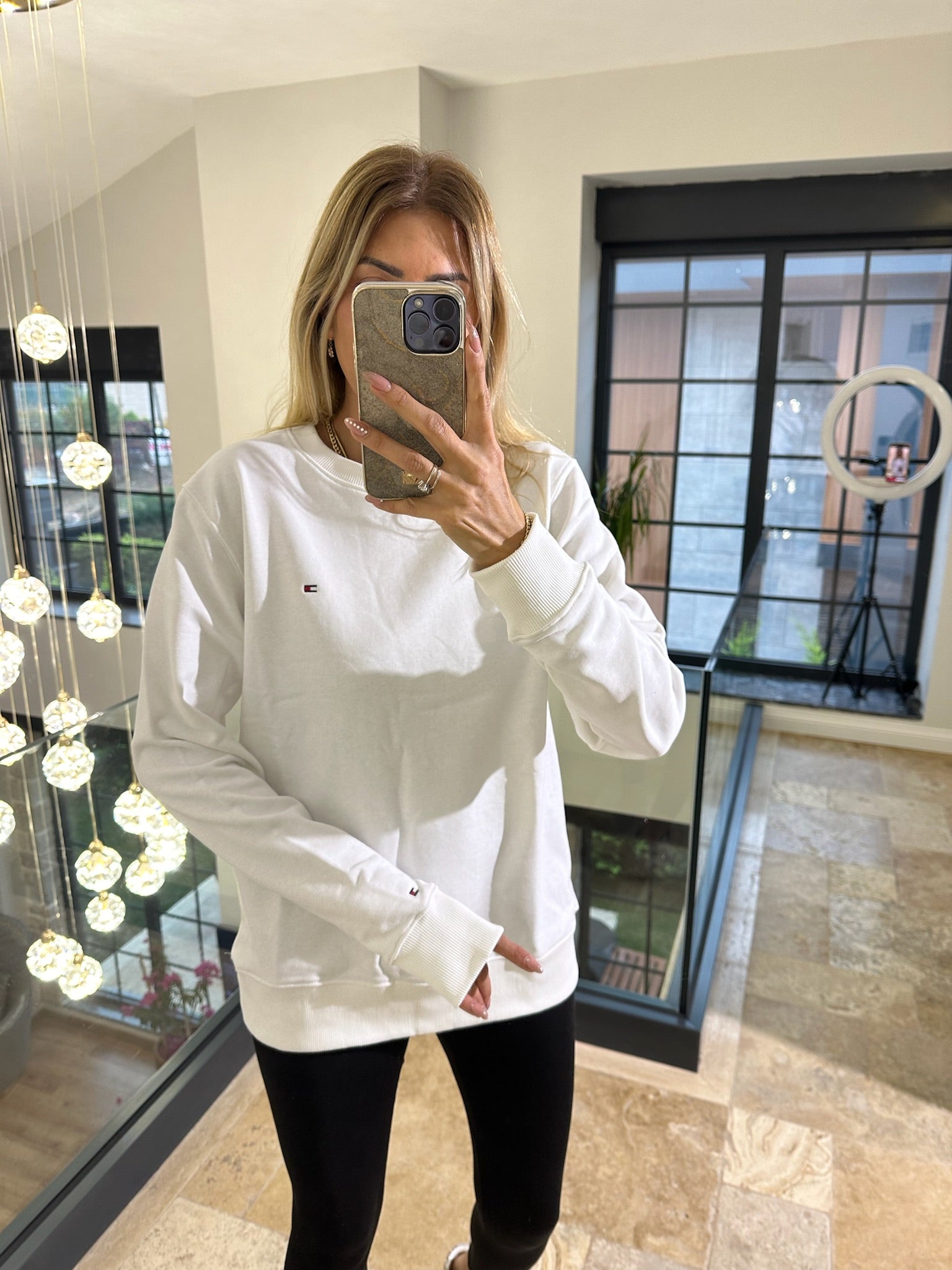 TMMY Sweat Beyaz
