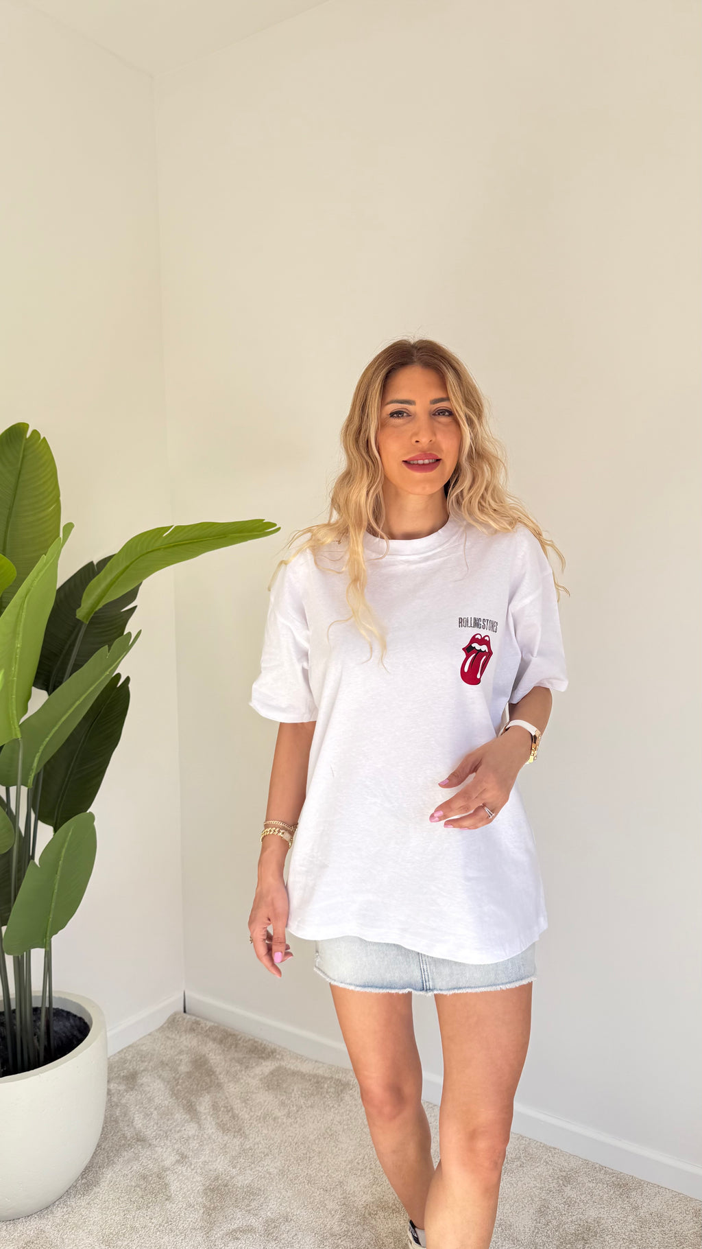 Rolling Stones Dilli Tişört Mini Basic
